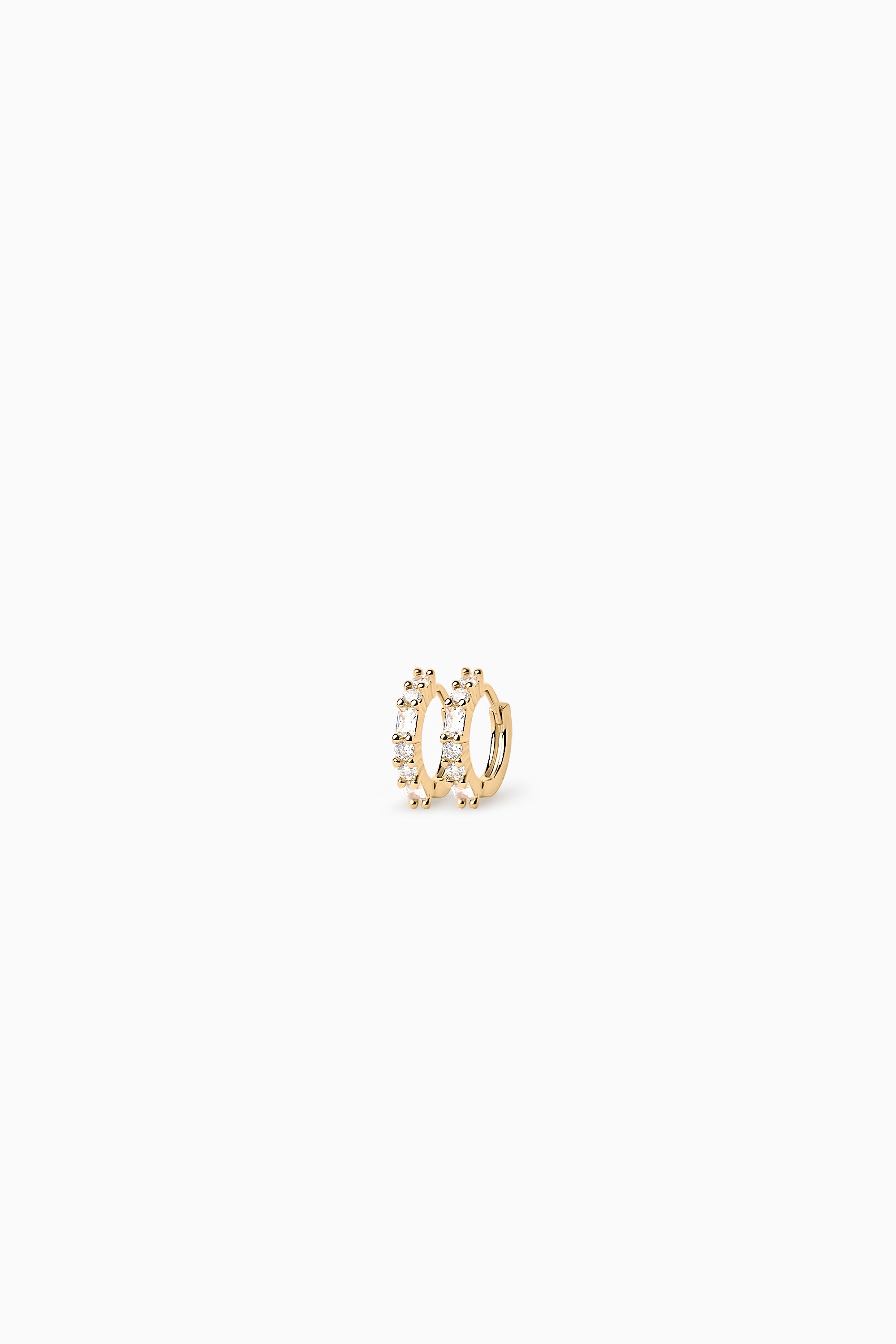 Gemstone Lithe Huggies - Gold