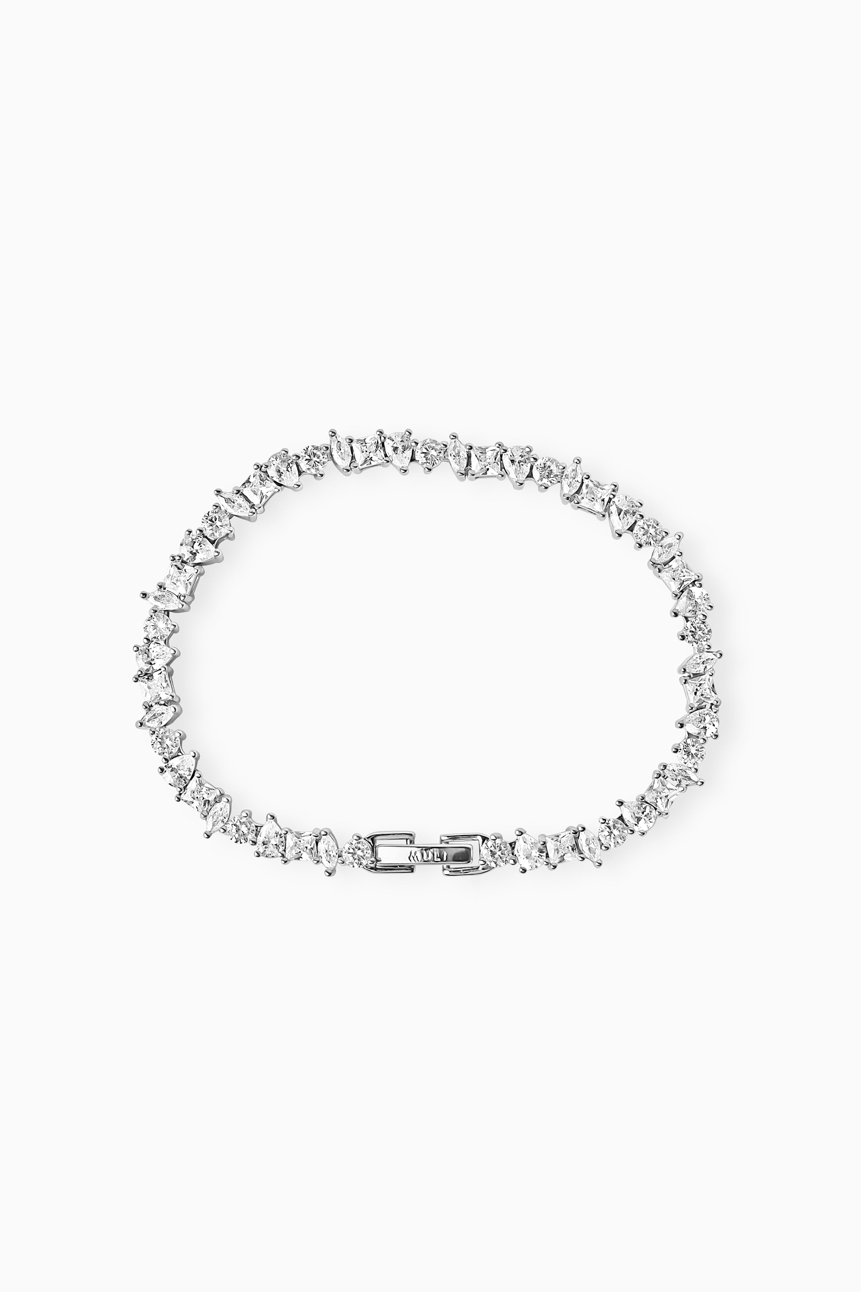 Luxe Zirconia Bracelet - Silver - RUM Amsterdam