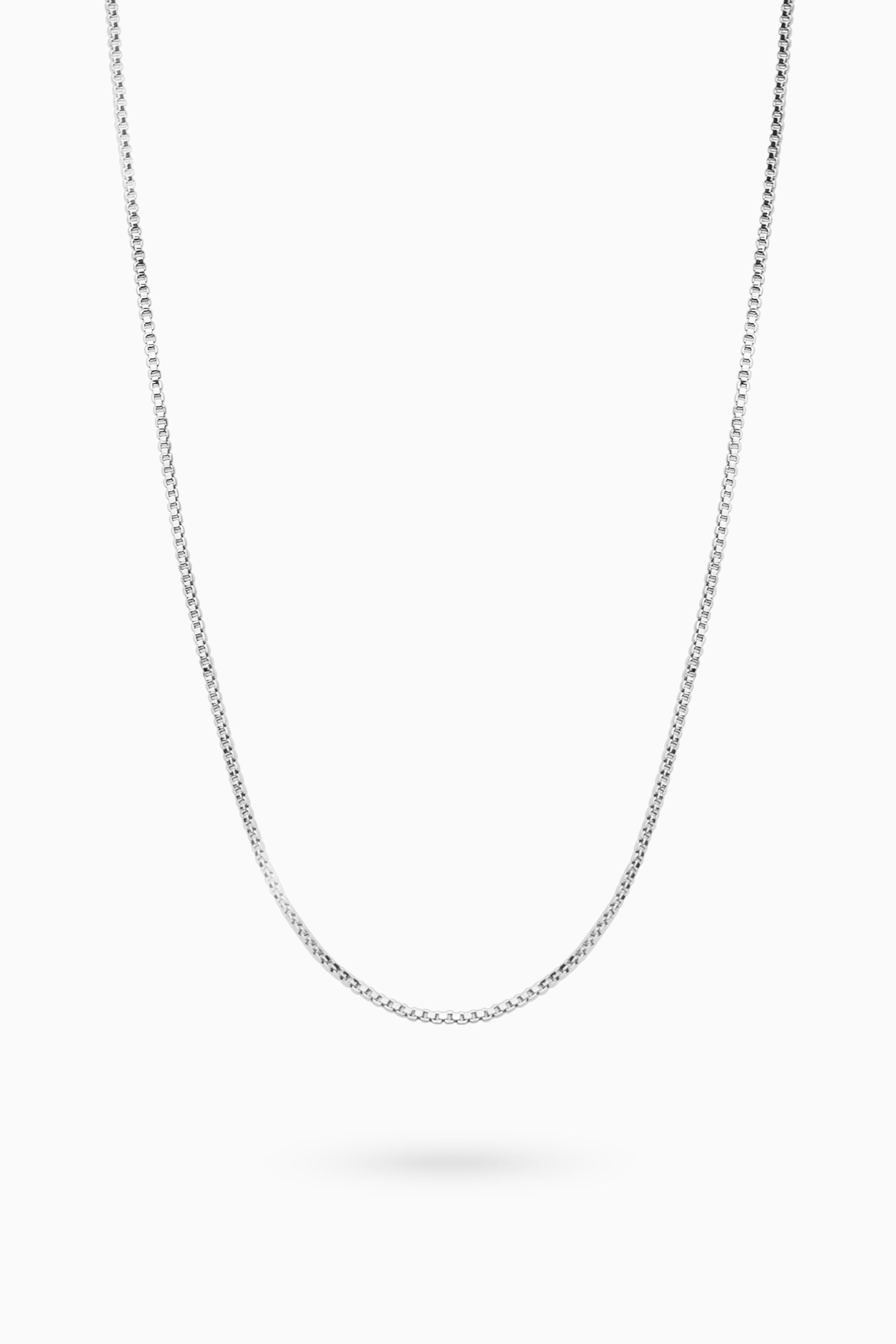Minimalistic Box Chain Necklace - Silver - RUM Amsterdam