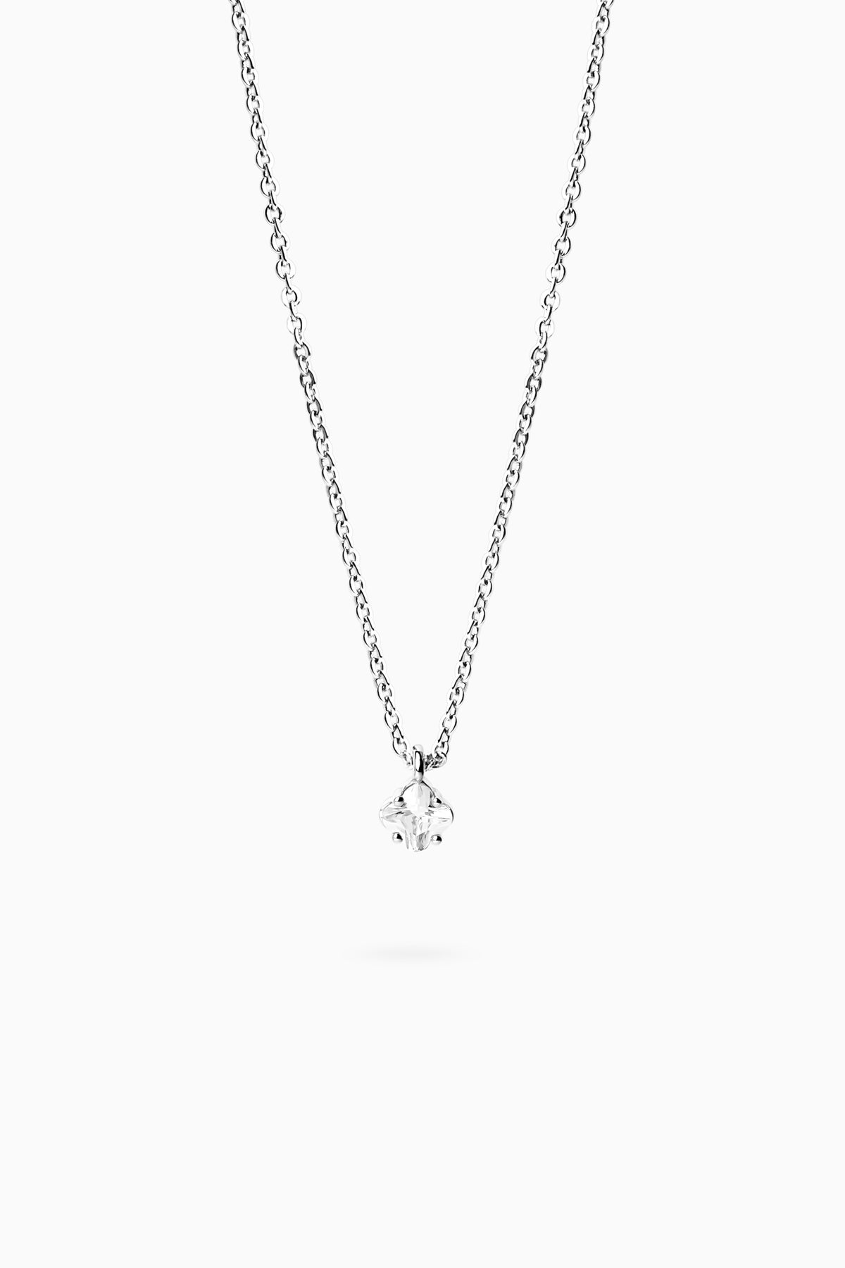Quatrefoil Necklace - Silver