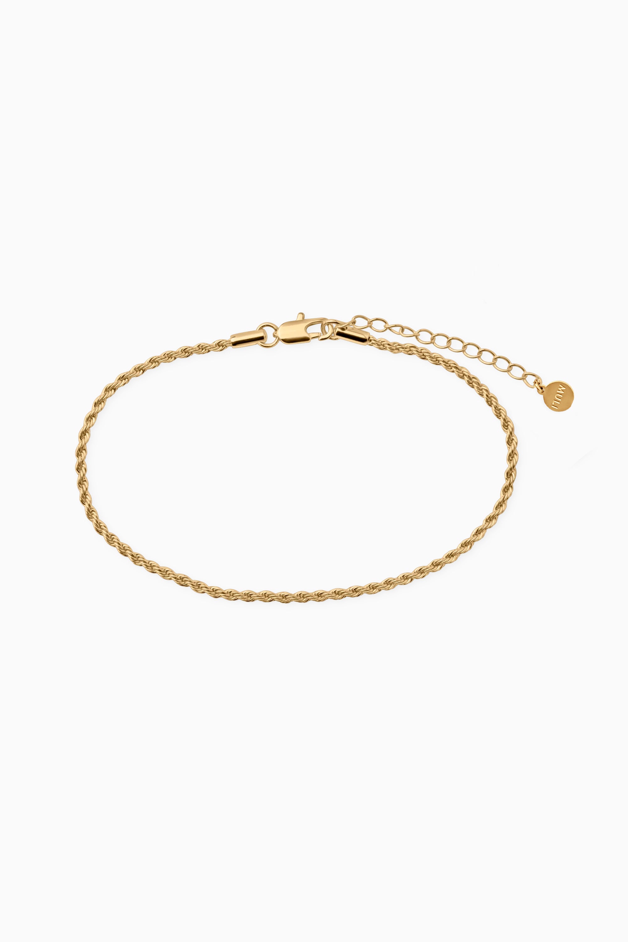 Rope Chain Anklet - Gold