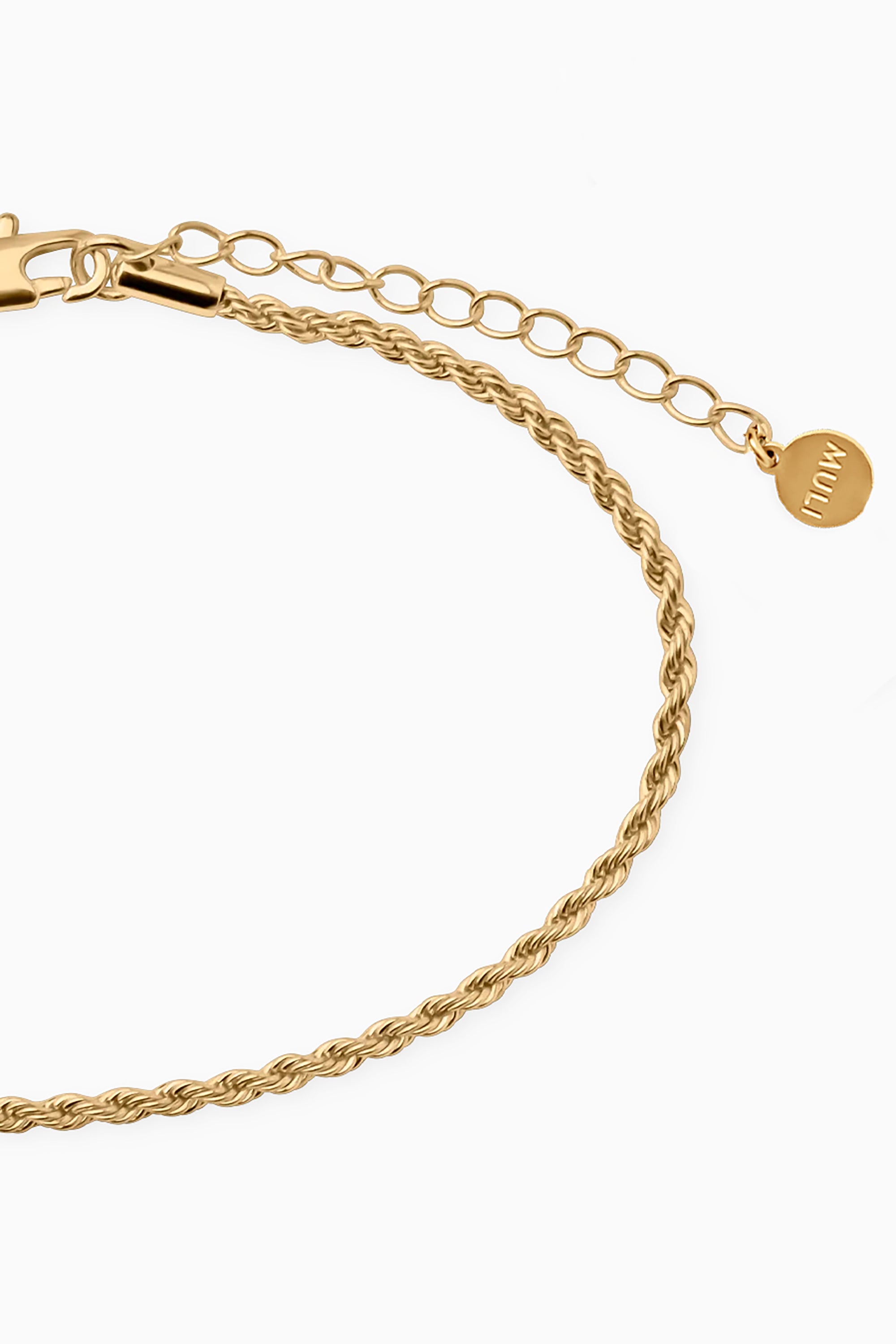 Rope Chain Anklet - Gold