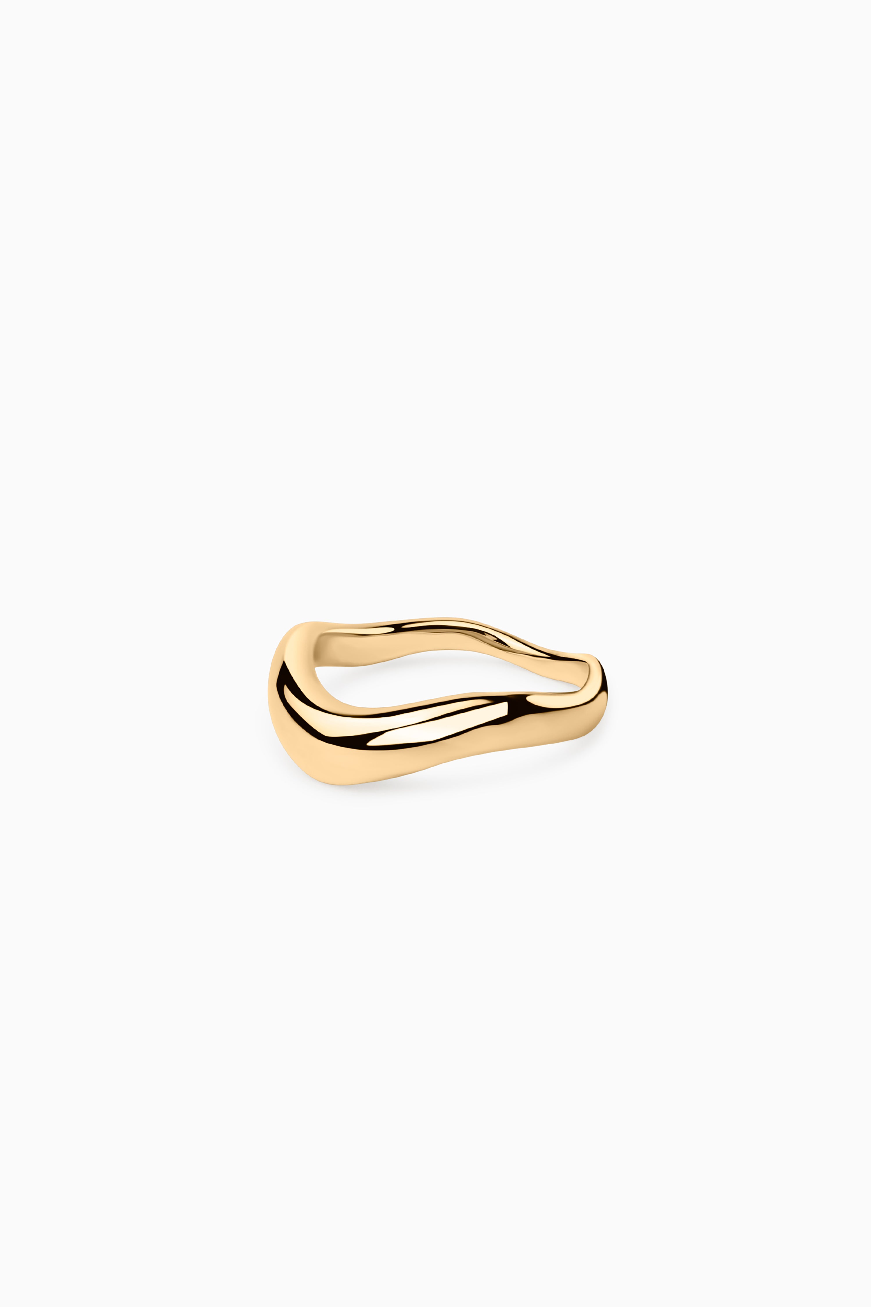 Sleek Waver Ring - Gold - RUM Amsterdam
