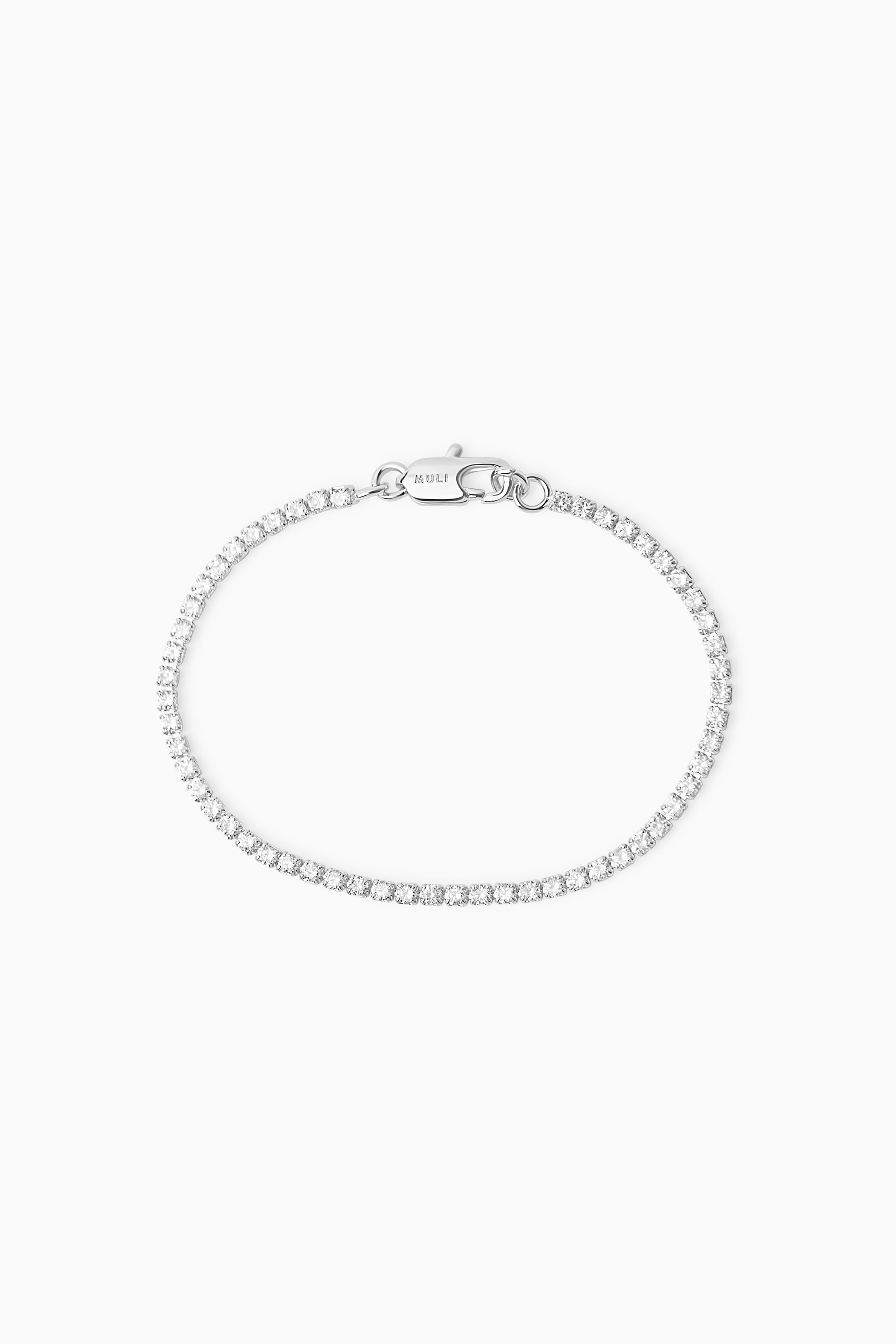 Thin Tennis Bracelet - Silver - RUM Amsterdam