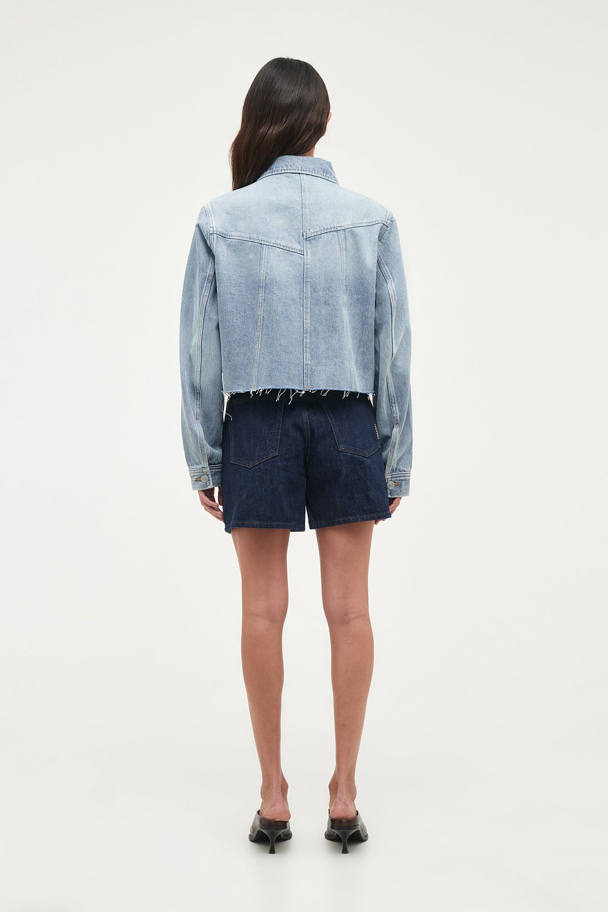 Origami Denim Jacket - Light Vintage Indigo