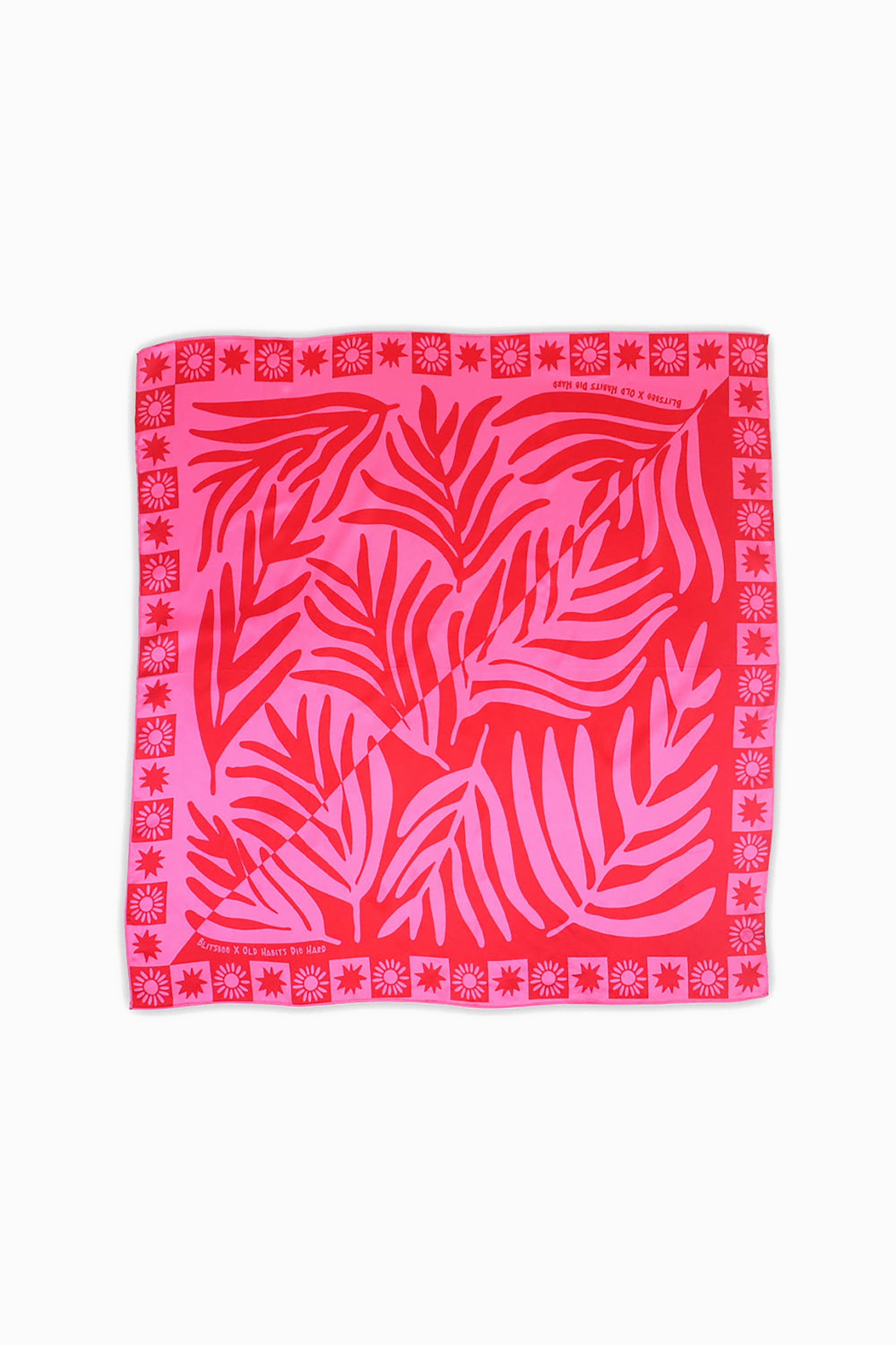 Silk Bandana - Pink Sunset