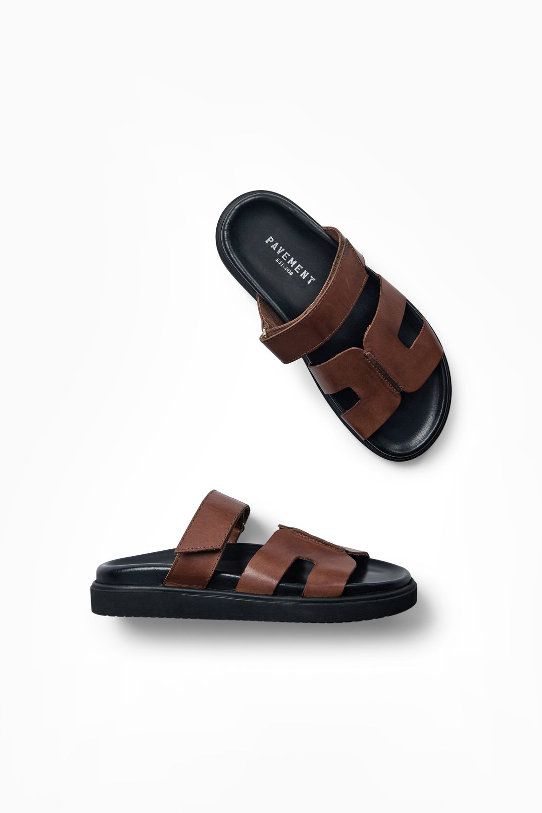 Maru Sandals - Black/Tan