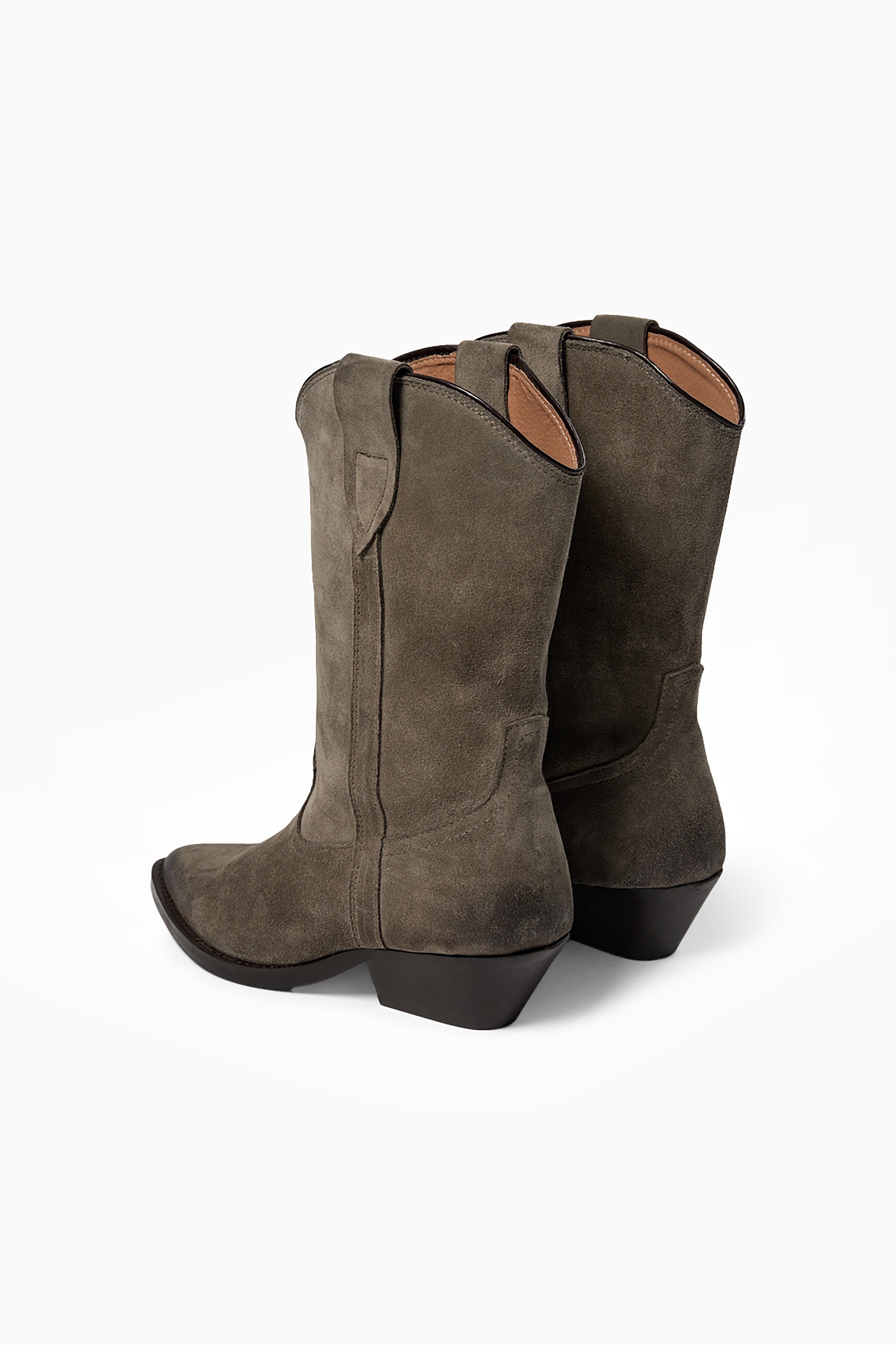 Nikki Boot - Khaki Suede