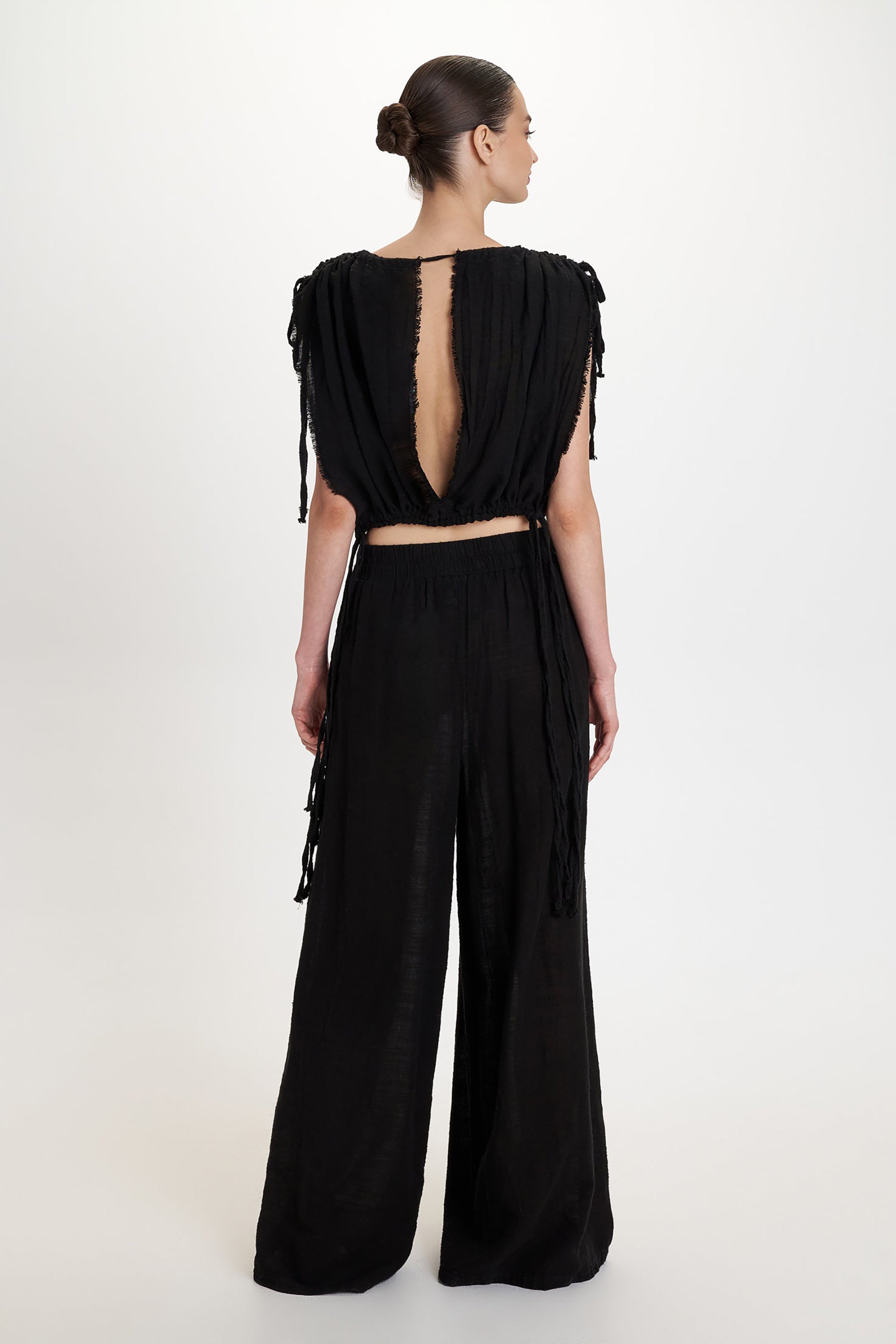 Gauze Pants - Black