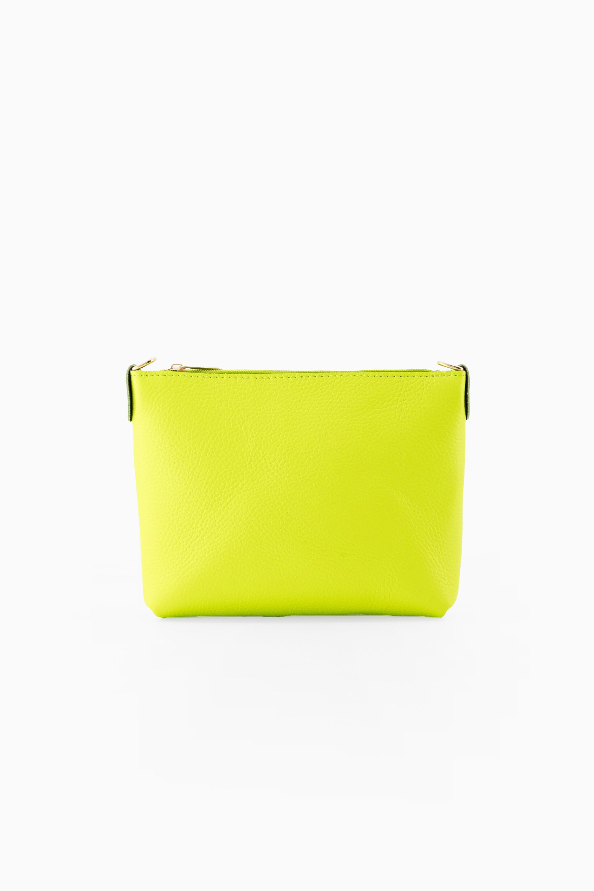Quinn Bag - Classic Grain Lime Green