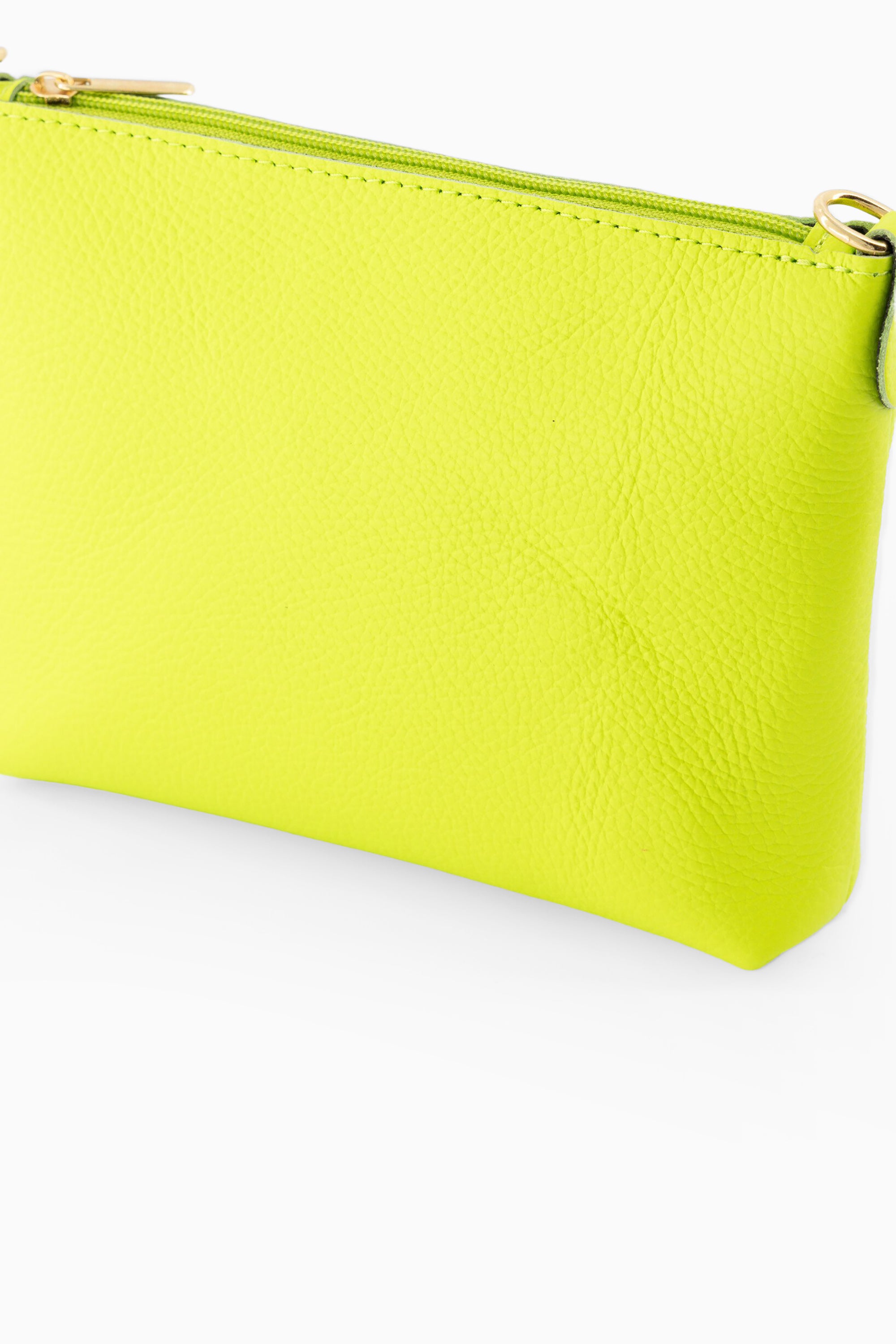 Quinn Bag - Classic Grain Lime Green