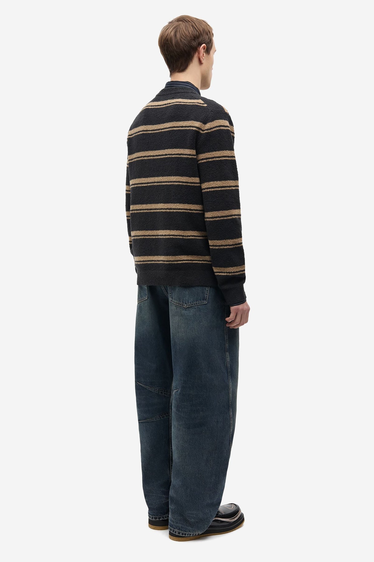 Sanino Sweater - Lead Gray Stripe