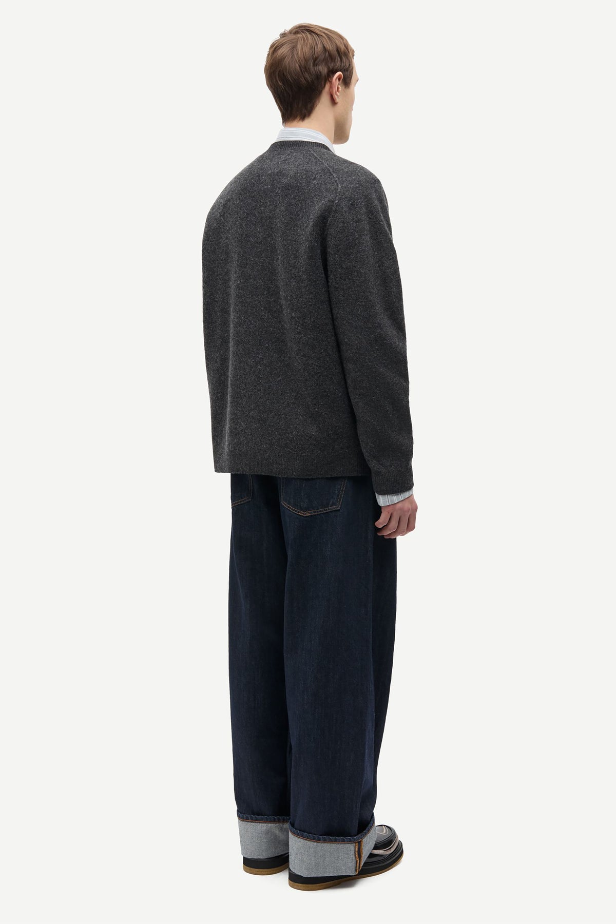 Sarick Sweater - Dark Grey Melange