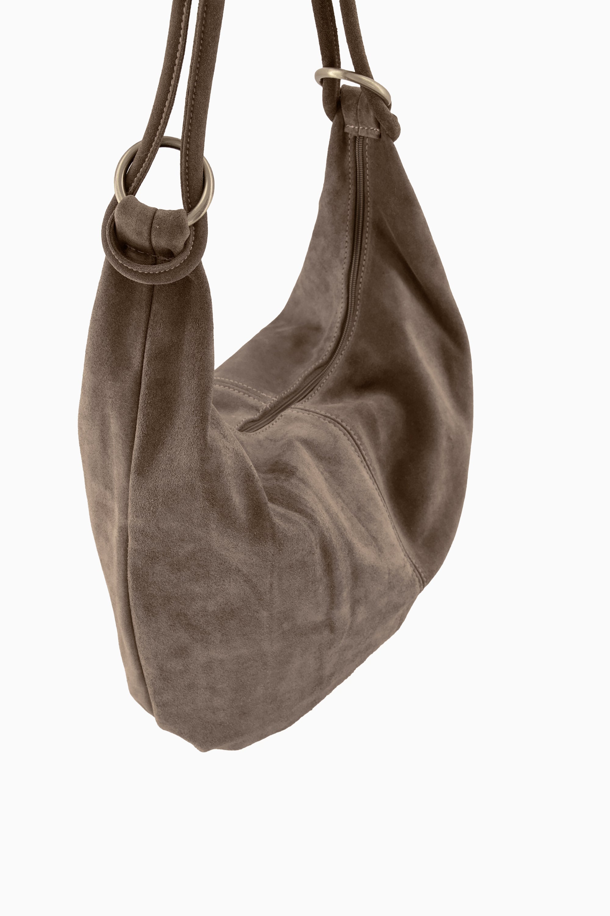 Sarah Bag - Suede Taupe