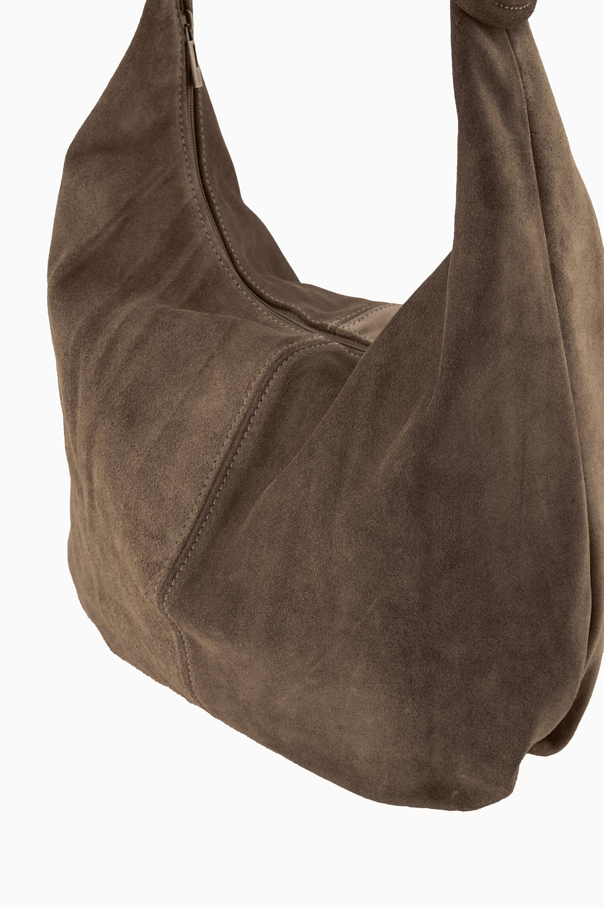 Sarah Bag - Suede Taupe