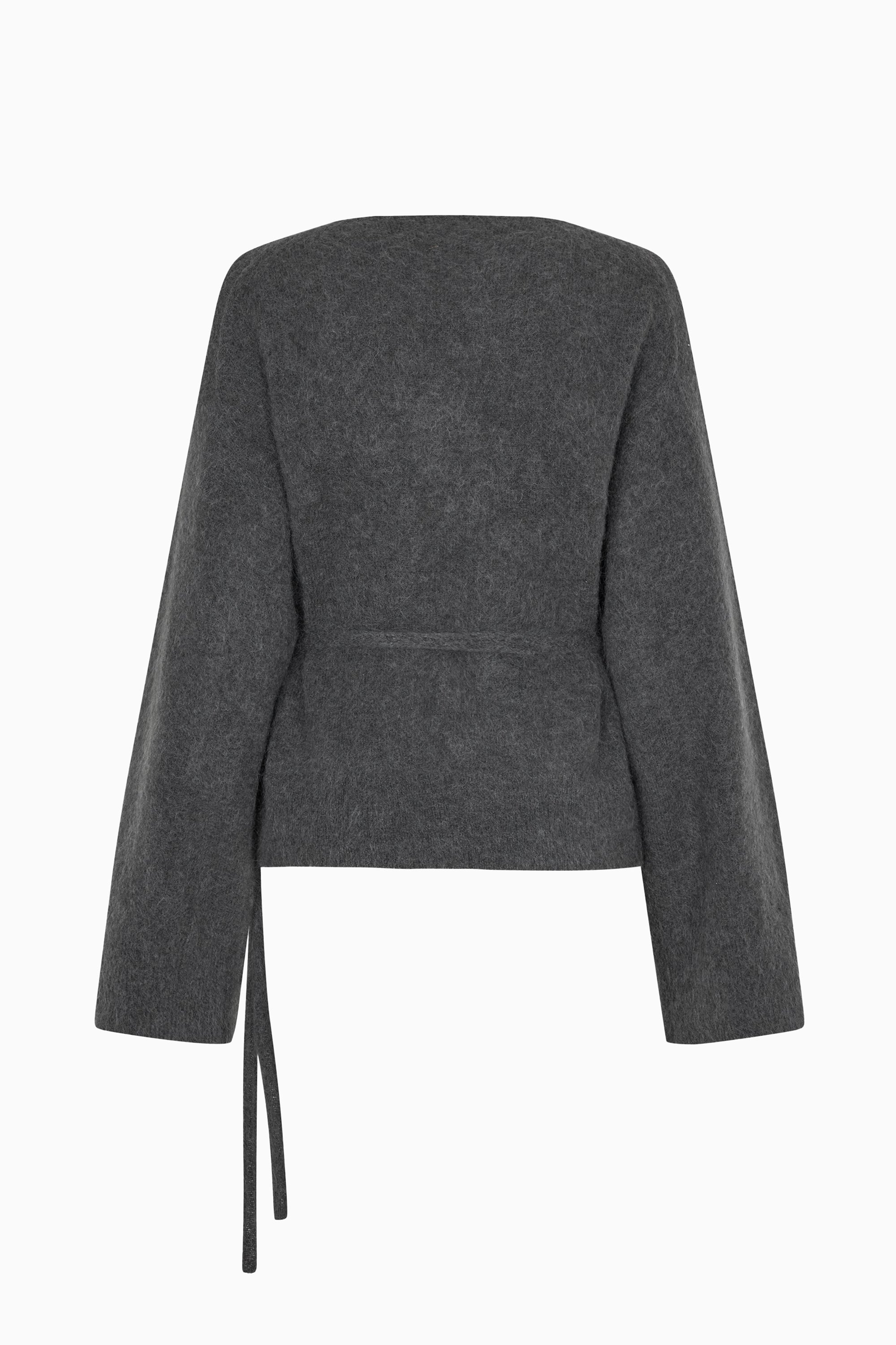 Brook Knit Wrap Cardigan - Volcanic Ash