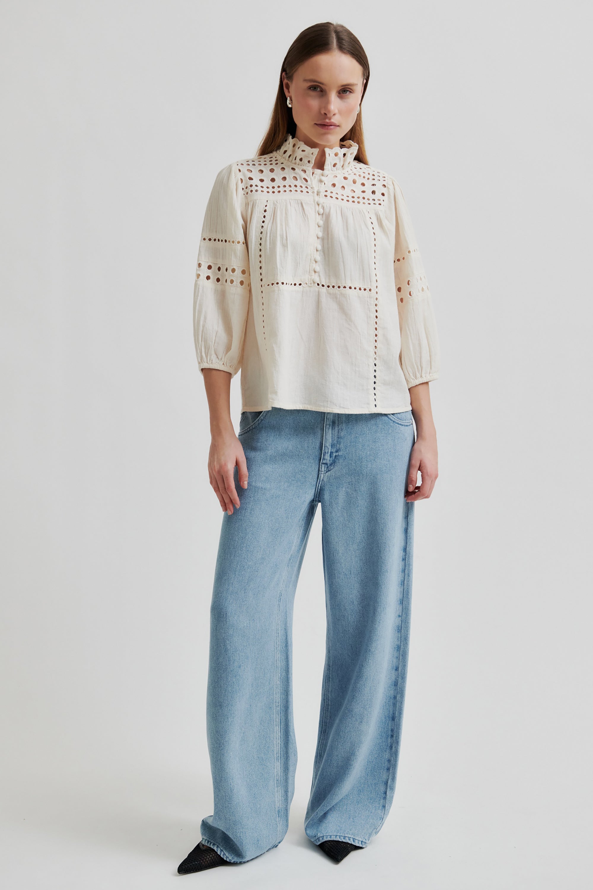Brunie Blouse - Ecru