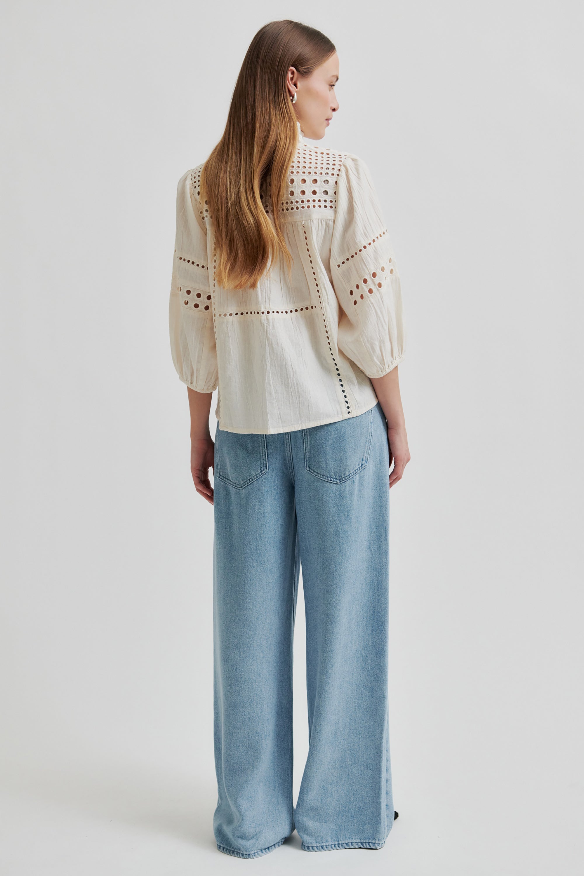Brunie Blouse - Ecru