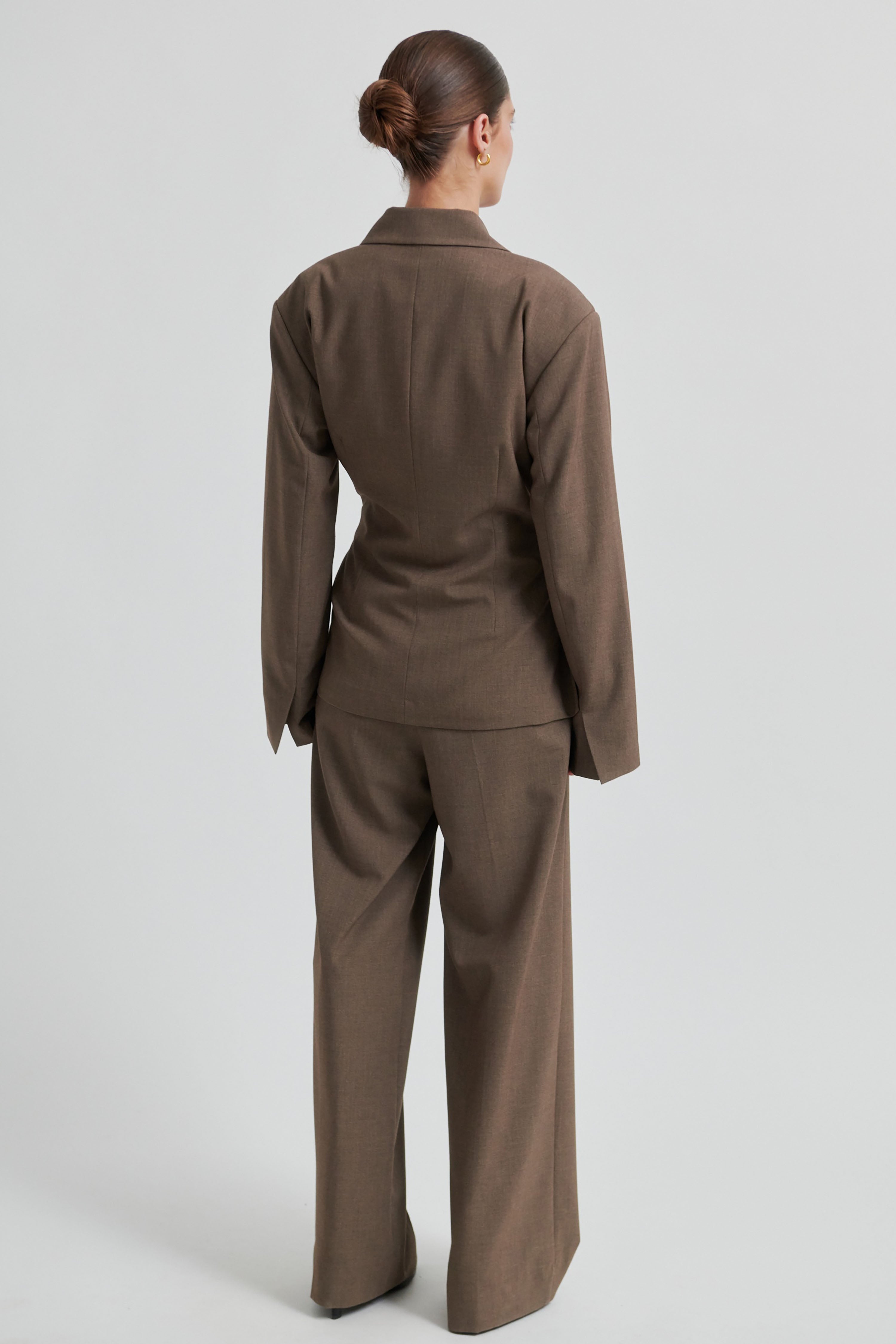 Dakota Trousers - Mid Brown Melange