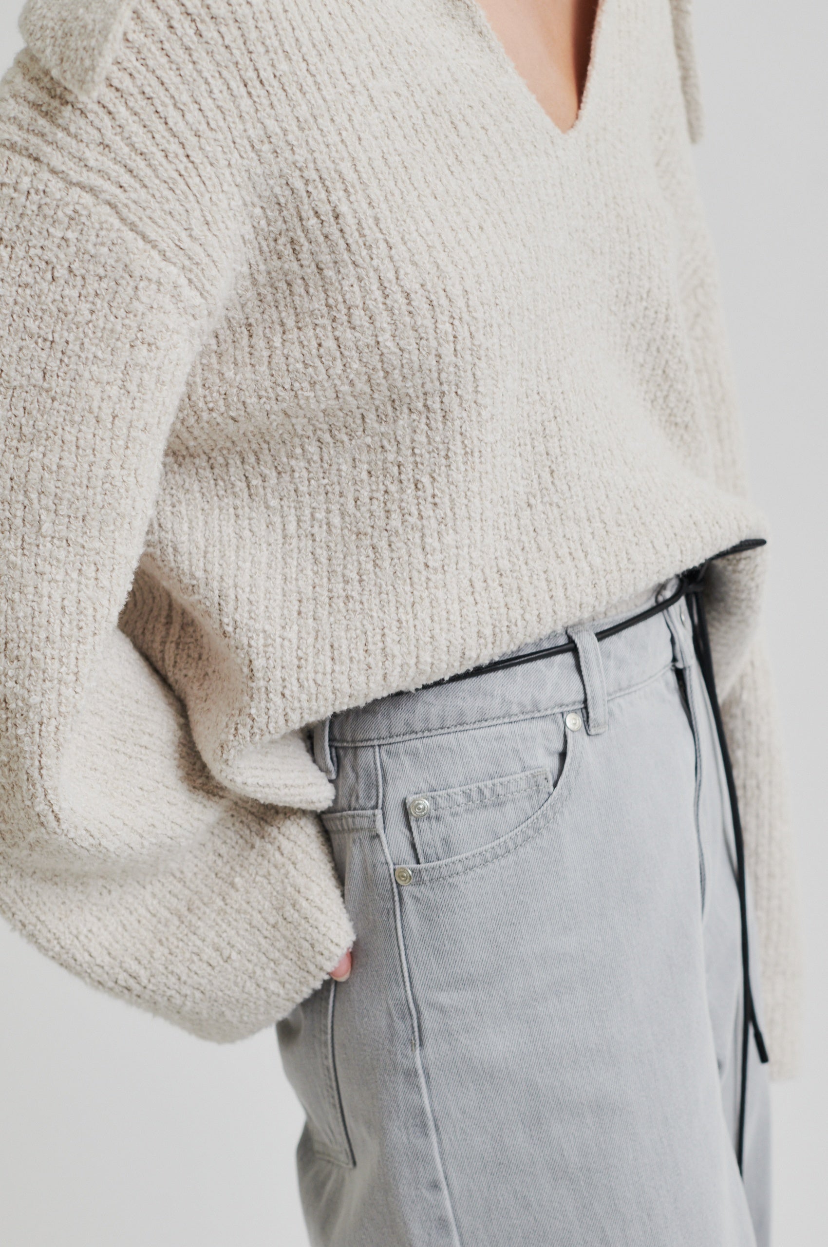 Denira Denim Jeans - Light Grey Denim - RUM Amsterdam