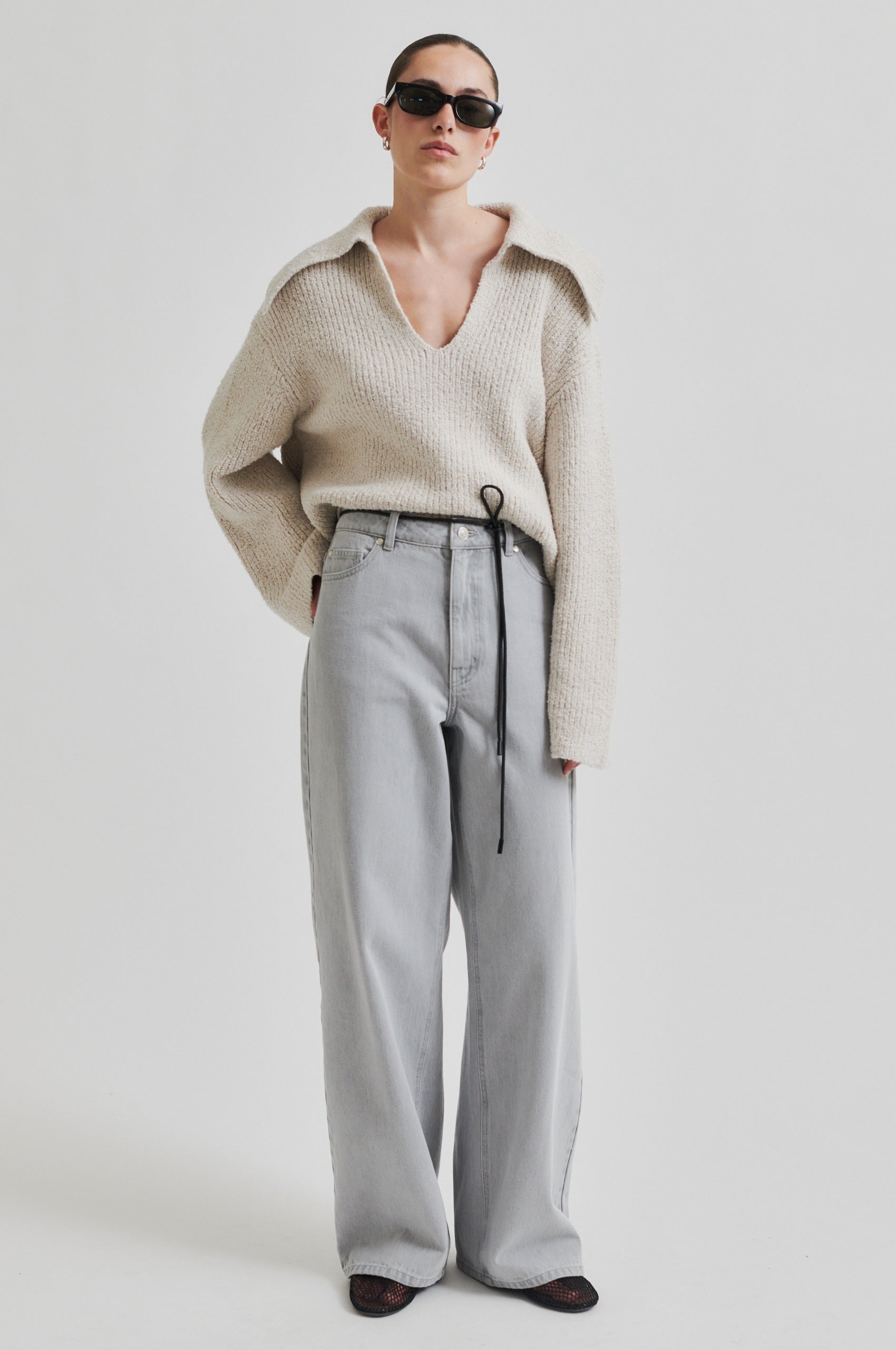 Denira Denim Jeans - Light Grey Denim - RUM Amsterdam