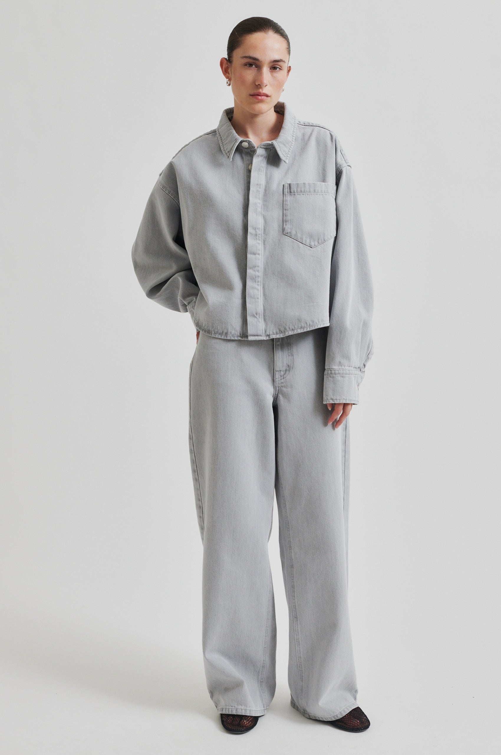 Denira Denim Jeans - Light Grey Denim - RUM Amsterdam