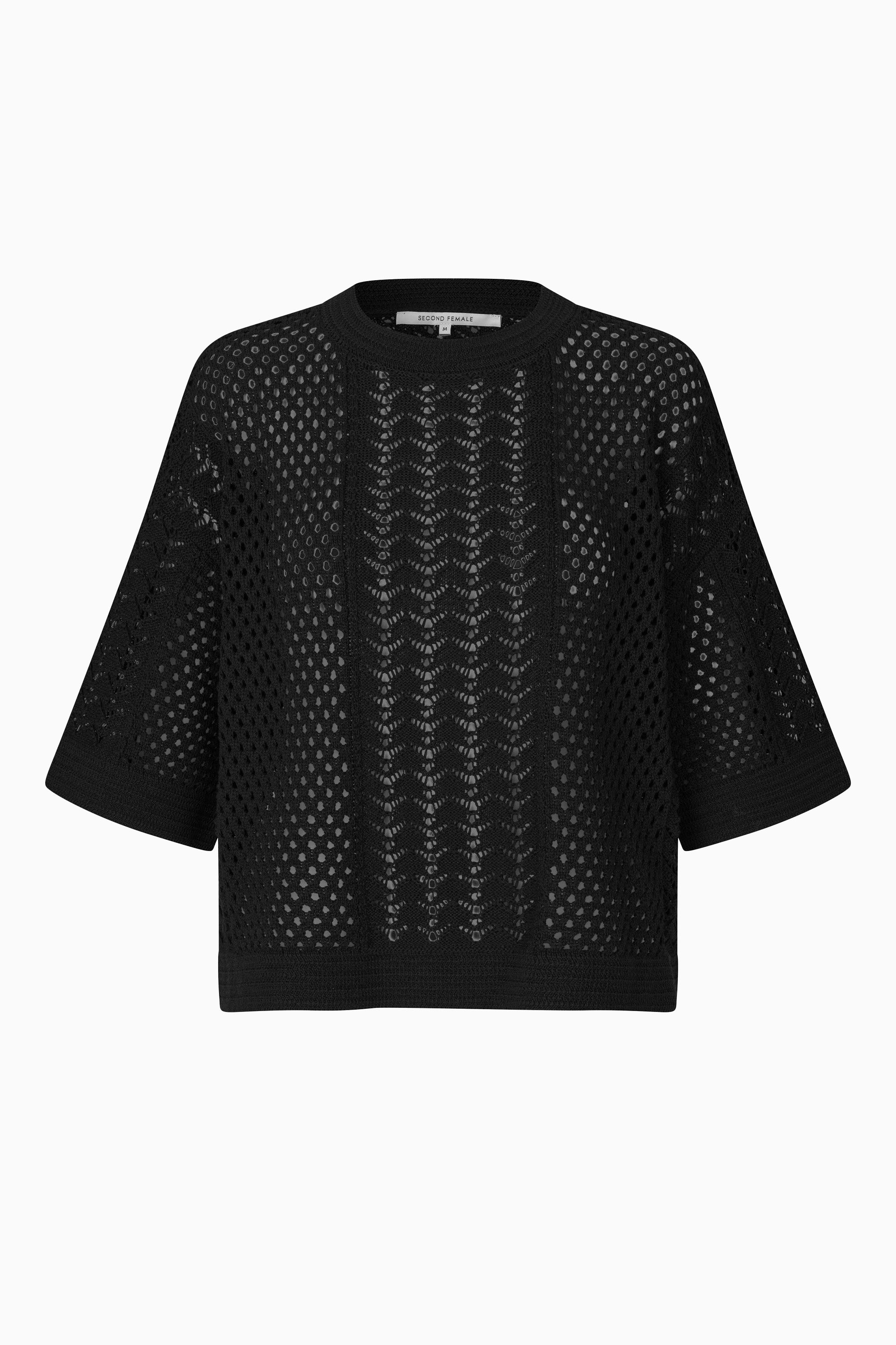 Deya Knit O-Neck - Black