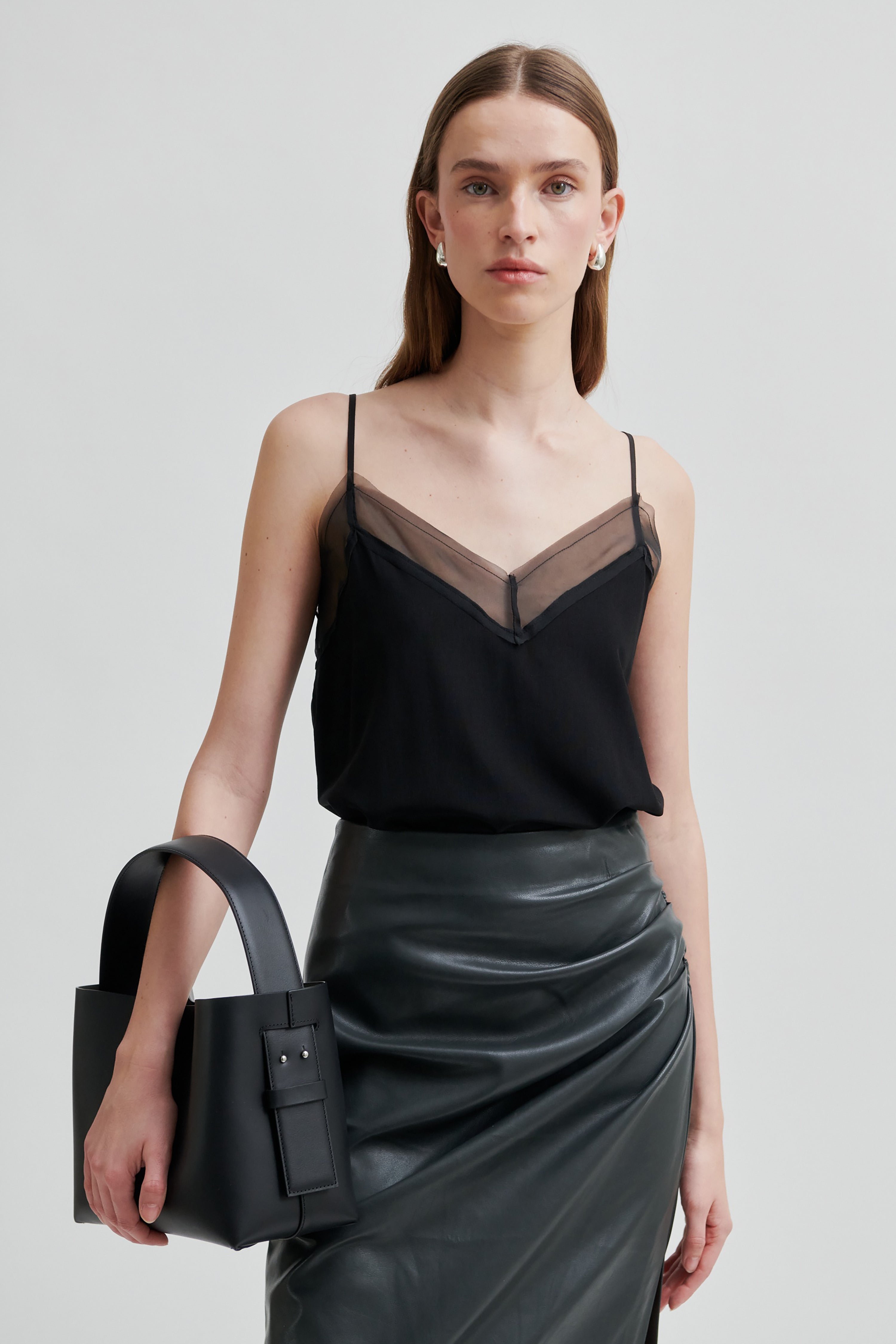 Diaz Strap Top - Black