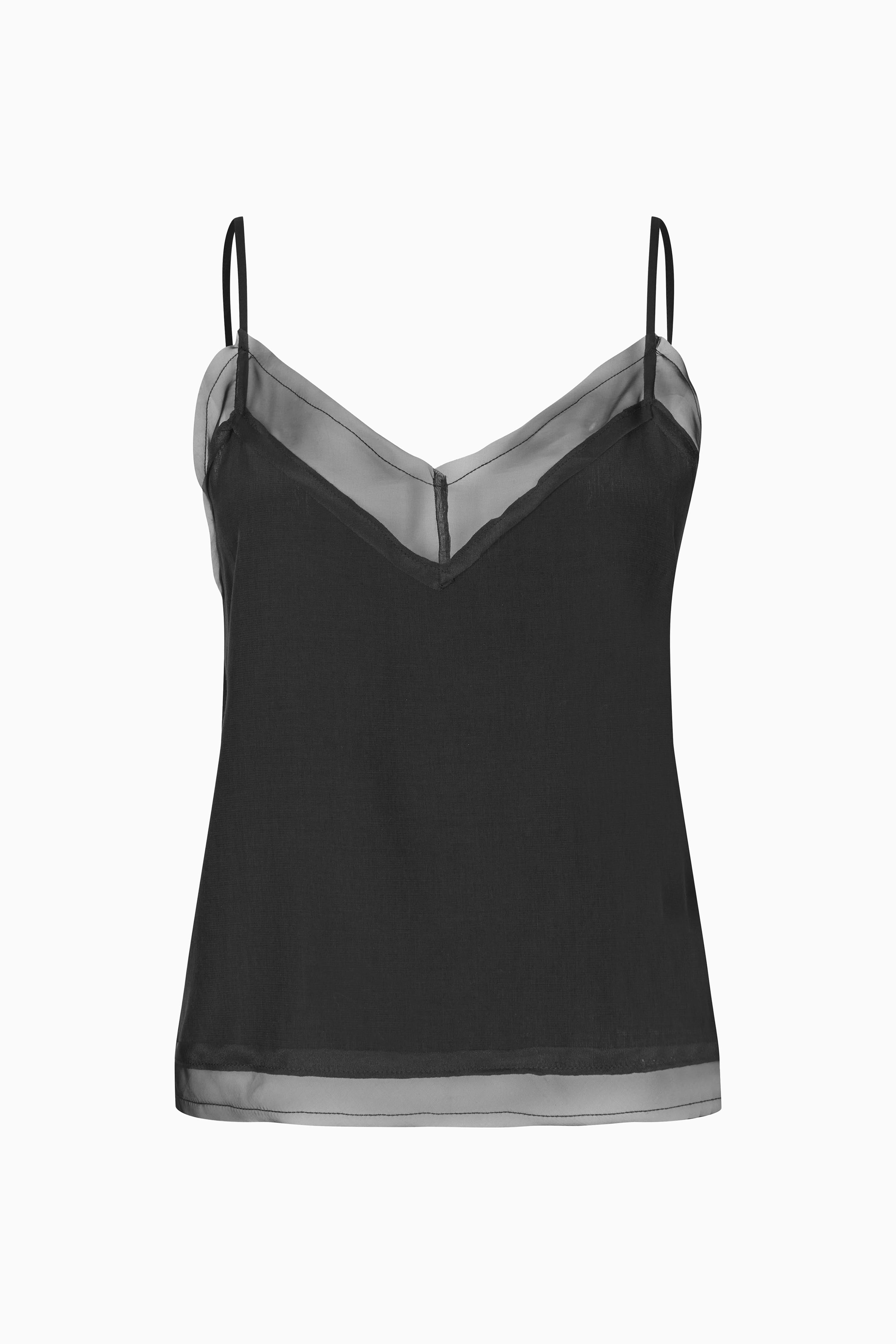Diaz Strap Top - Black