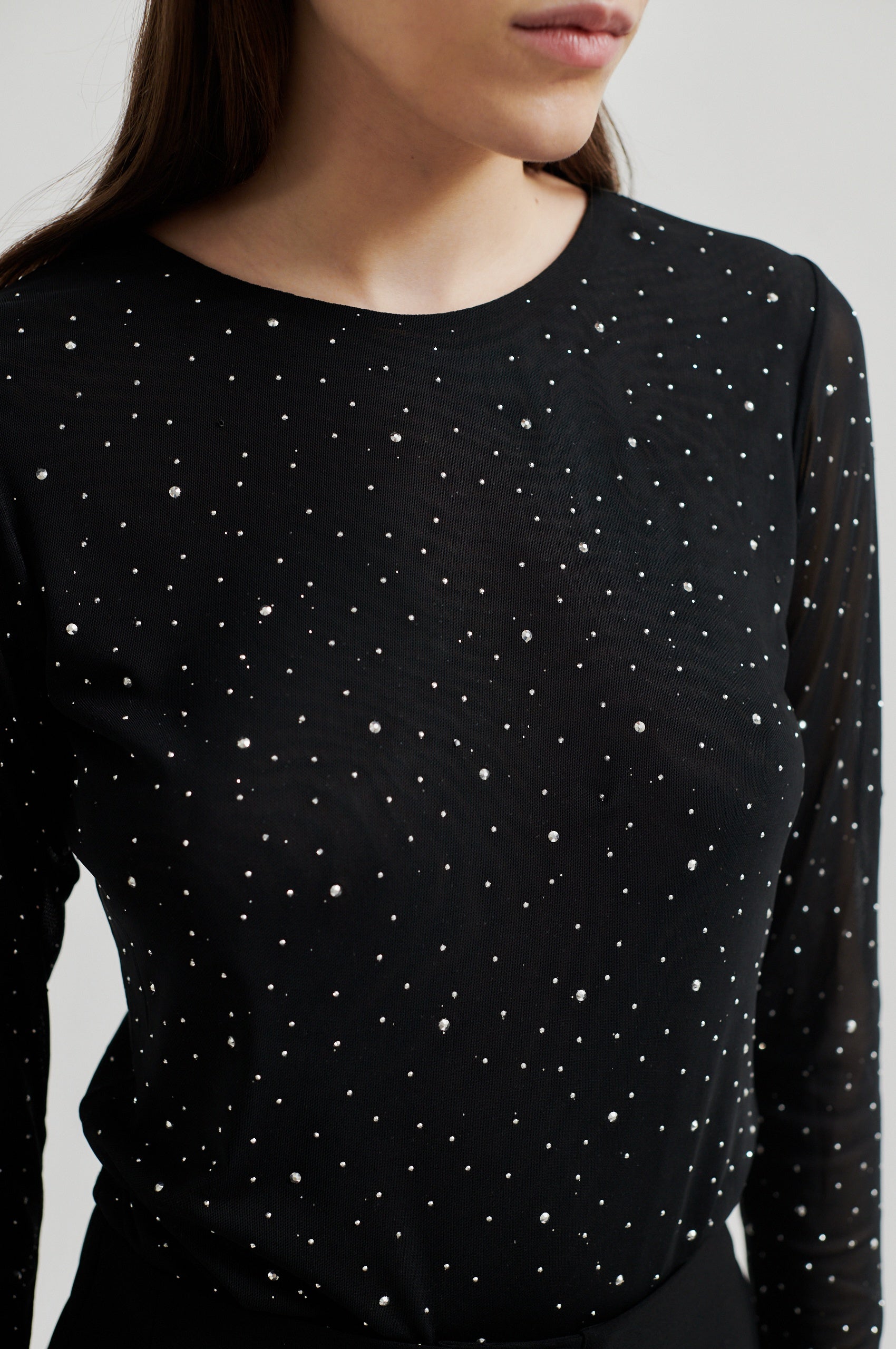 Edgy O-Neck Tee - Black - RUM Amsterdam
