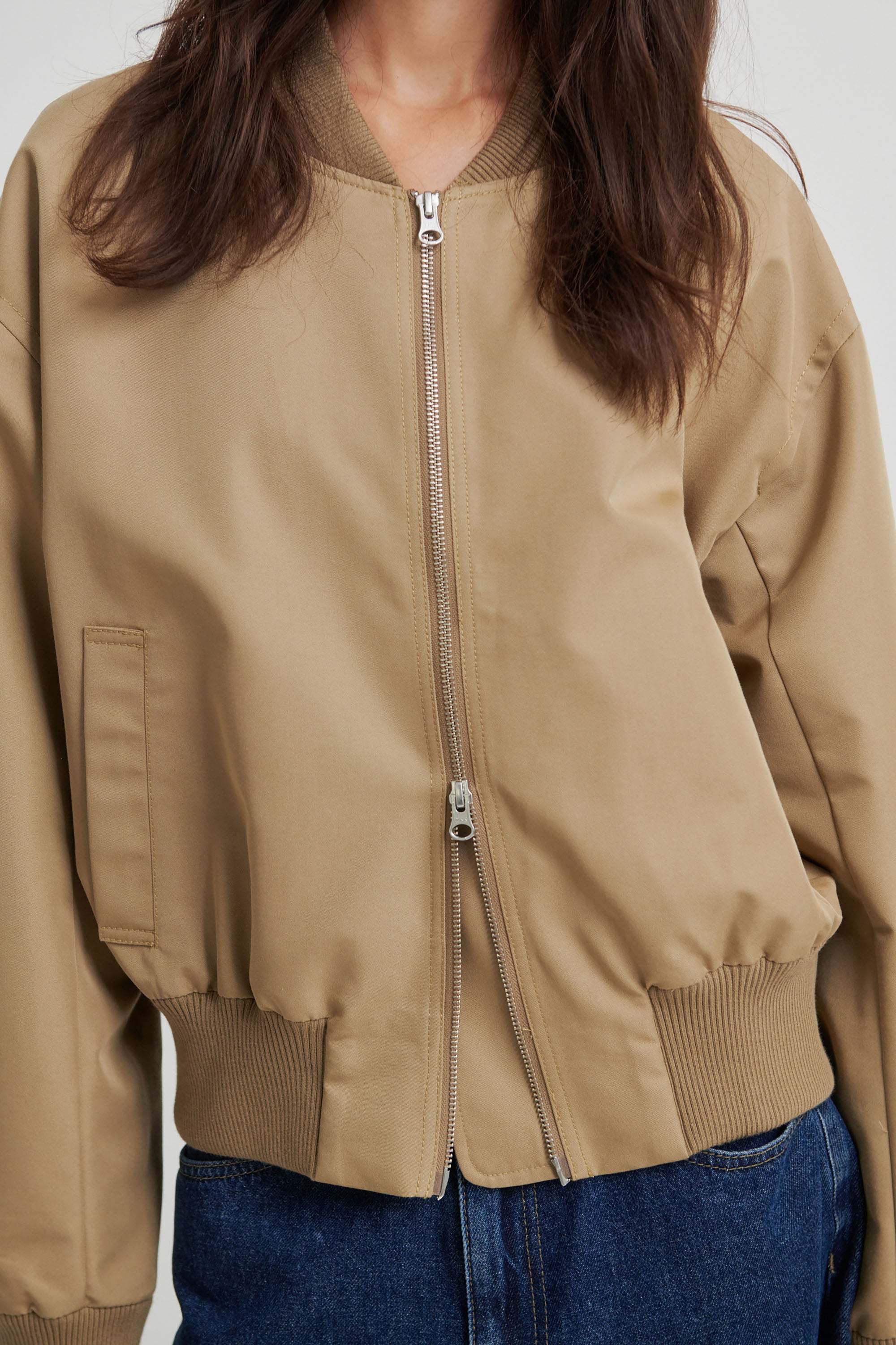 Effye Bomber Jacket - Petrified Oak