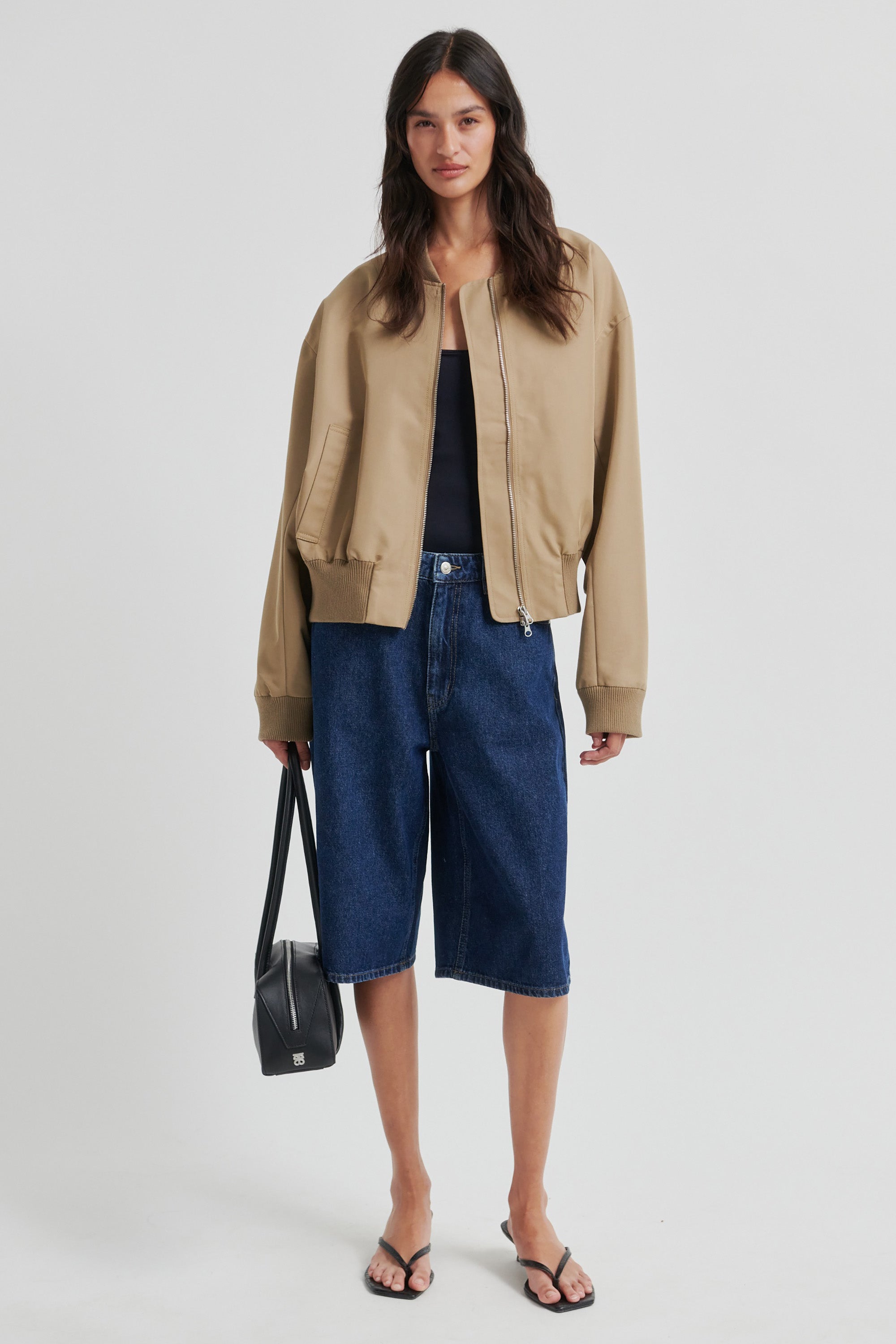 Effye Bomber Jacket - Petrified Oak