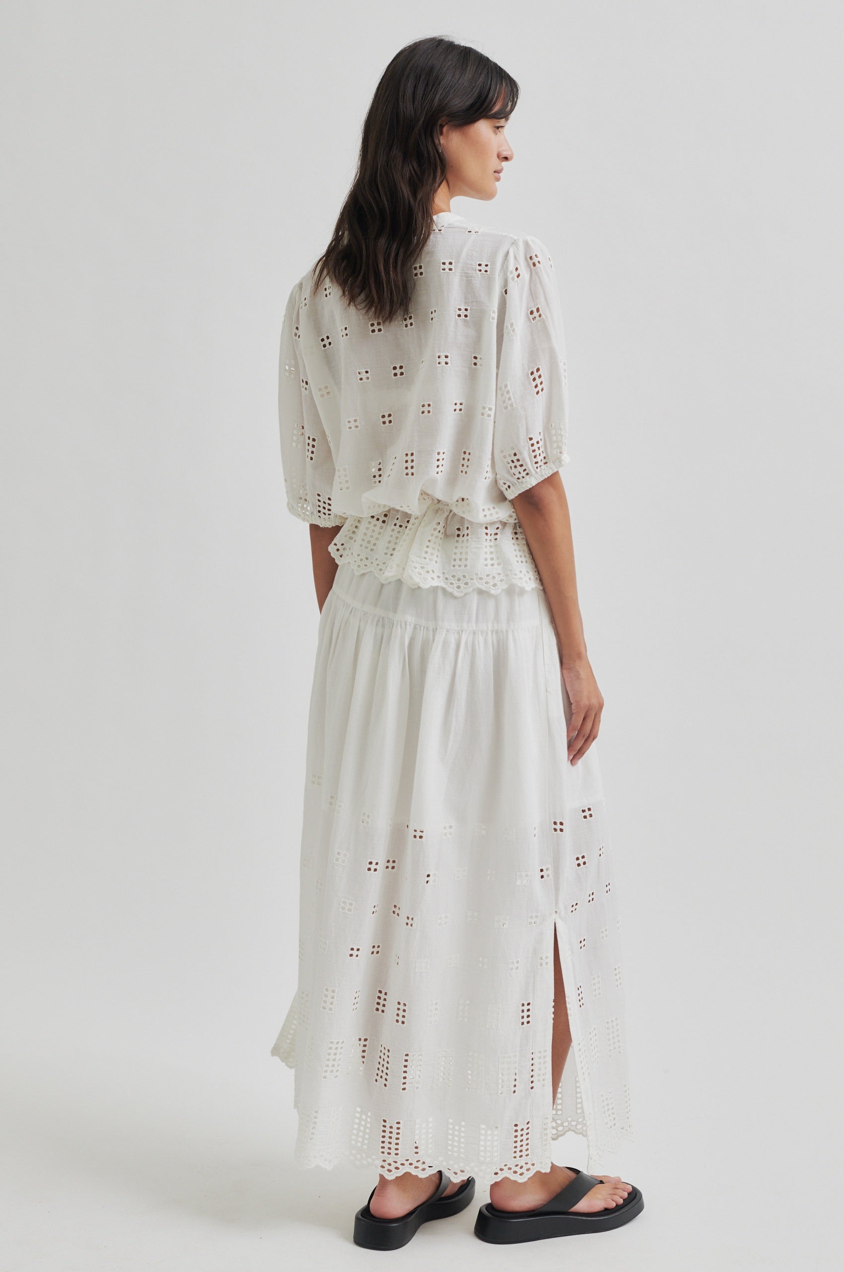 Elenore Shirt - White Alyssum