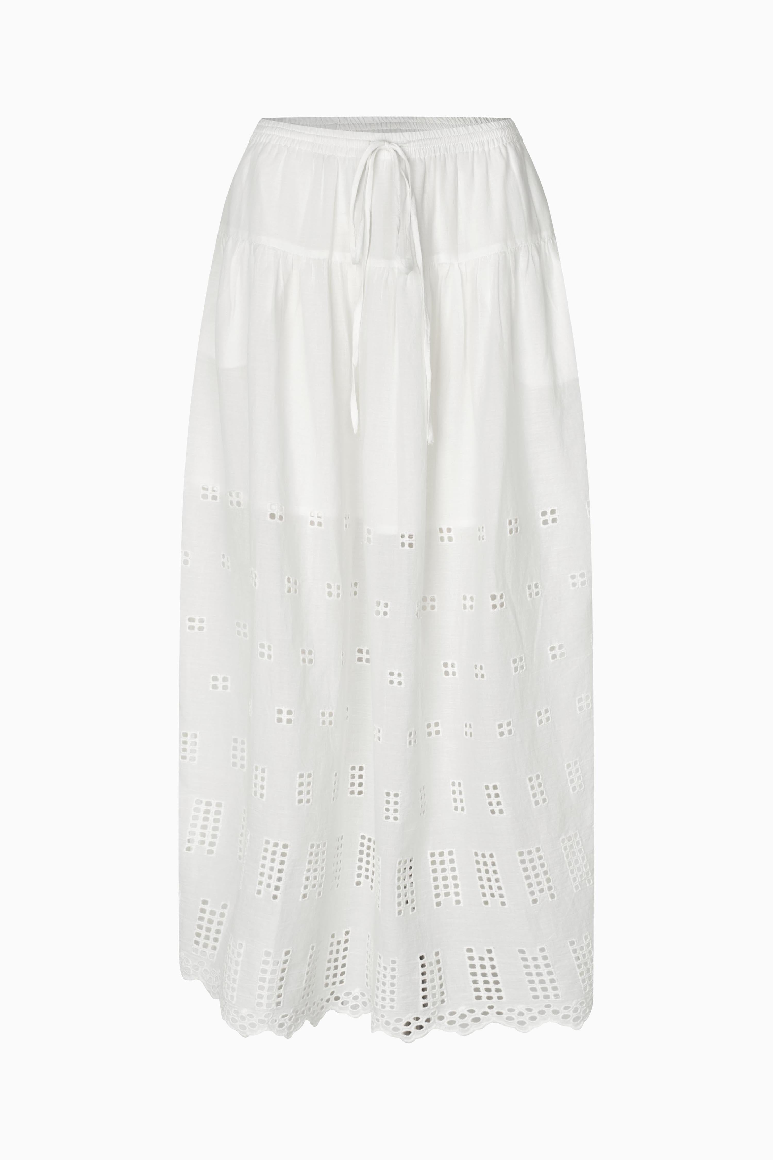 Elenore Skirt - White Alyssum - RUM Amsterdam