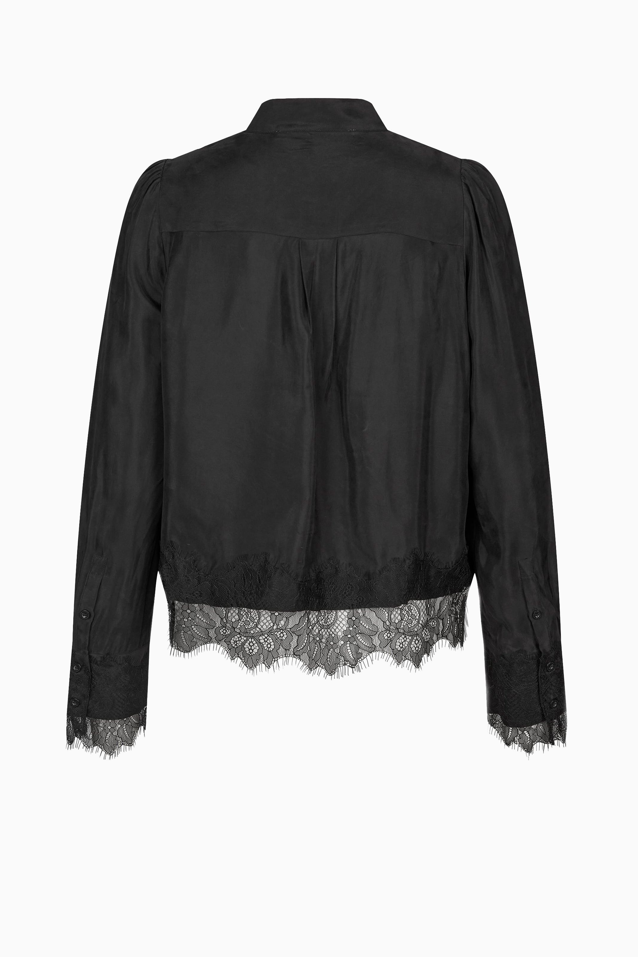 Esmae Lace Shirt - Black - RUM Amsterdam
