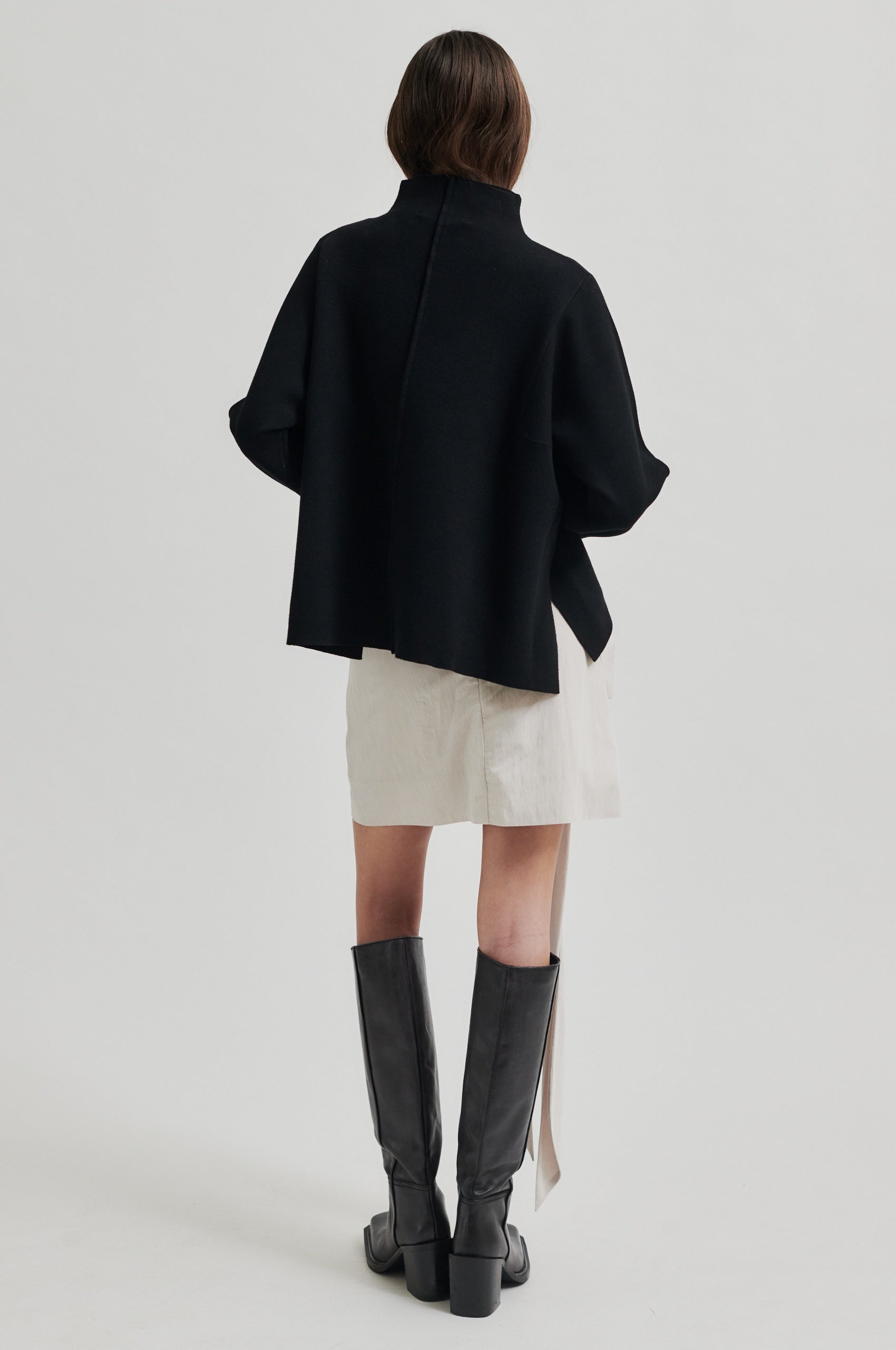 Festive Bow Skirt - Pumice Stone - RUM Amsterdam