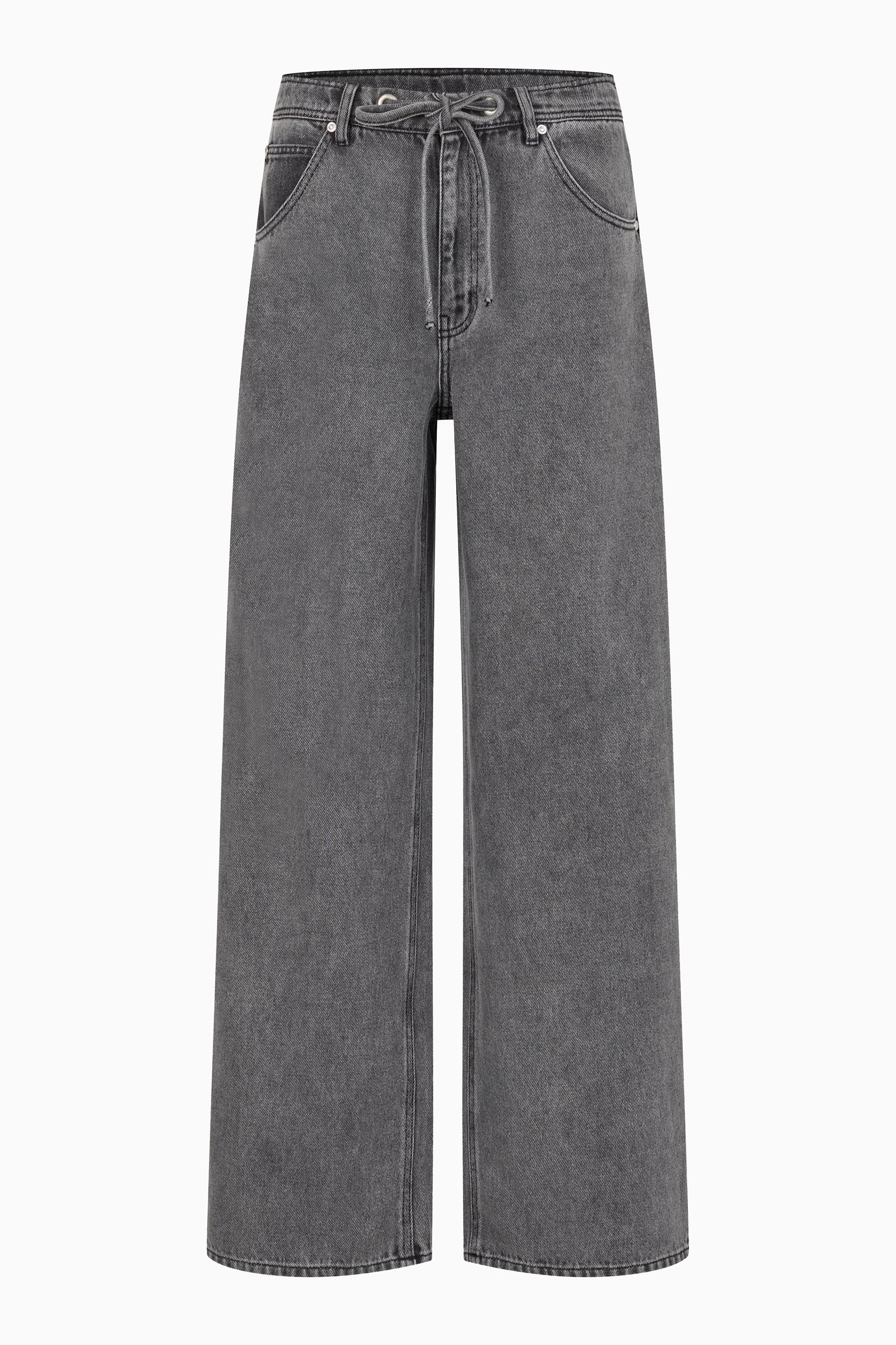 Irvin Denim Jeans - Dark Grey Denim