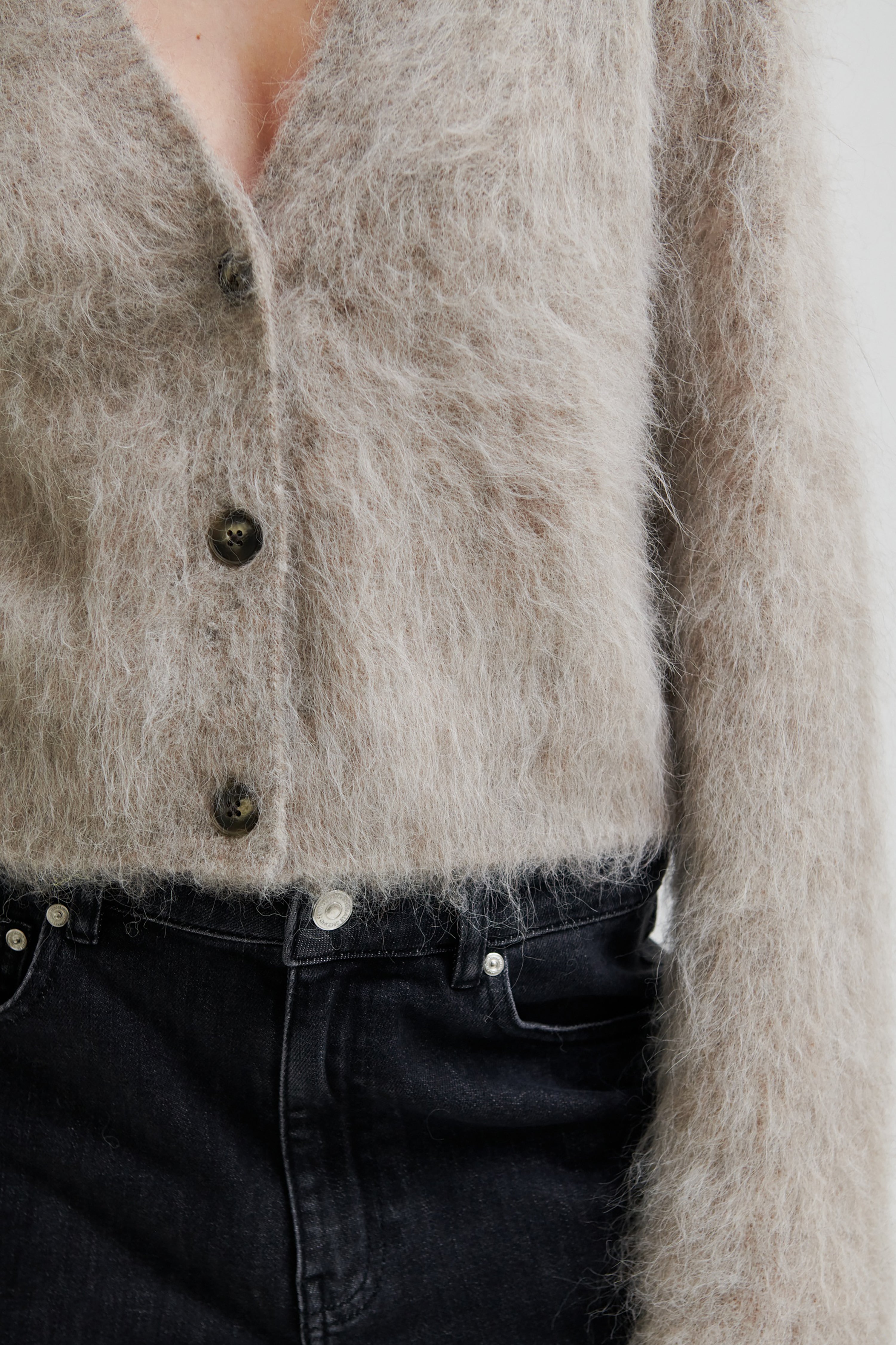 Karla Knit Cardigan - Pumice Stone
