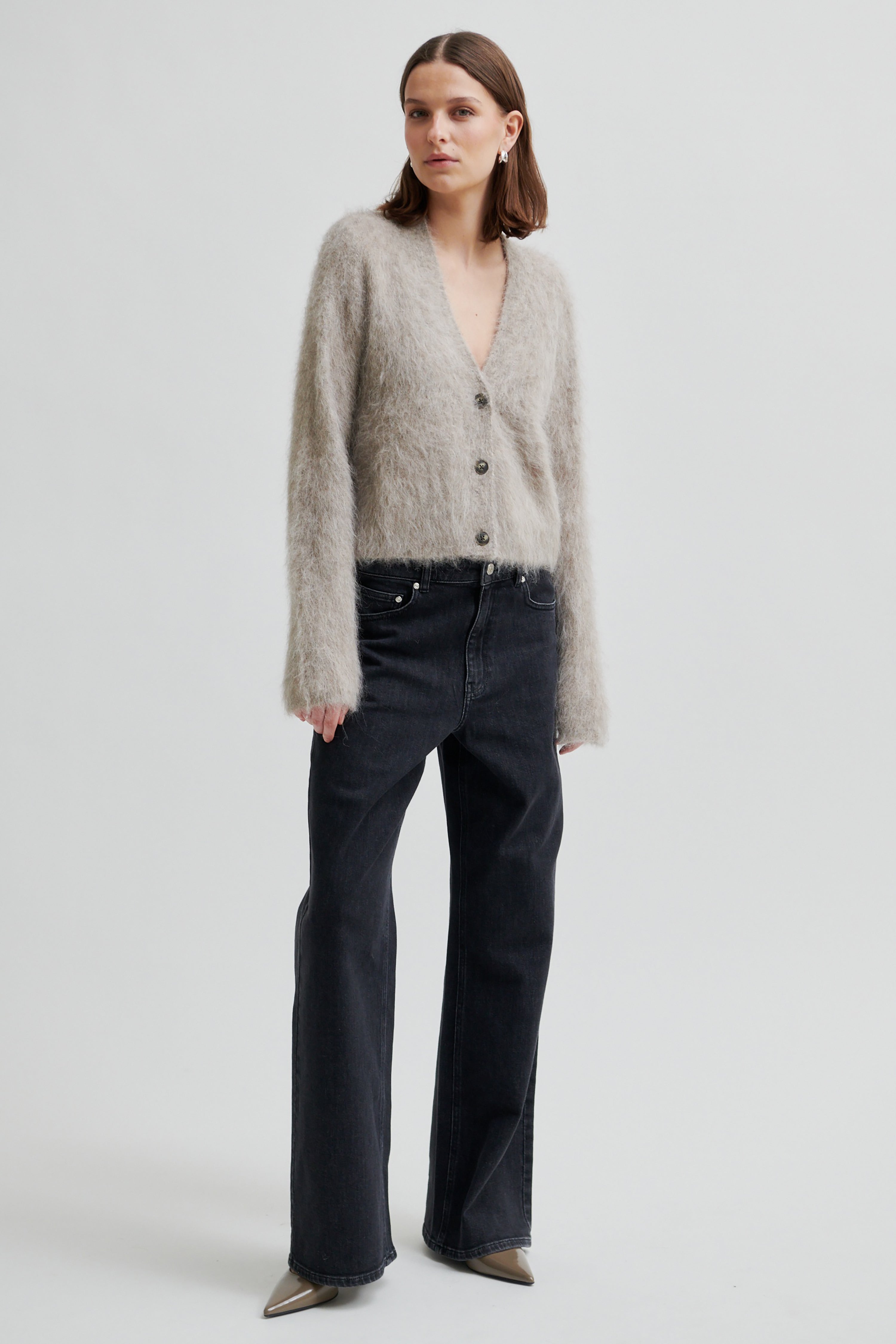 Karla Knit Cardigan - Pumice Stone