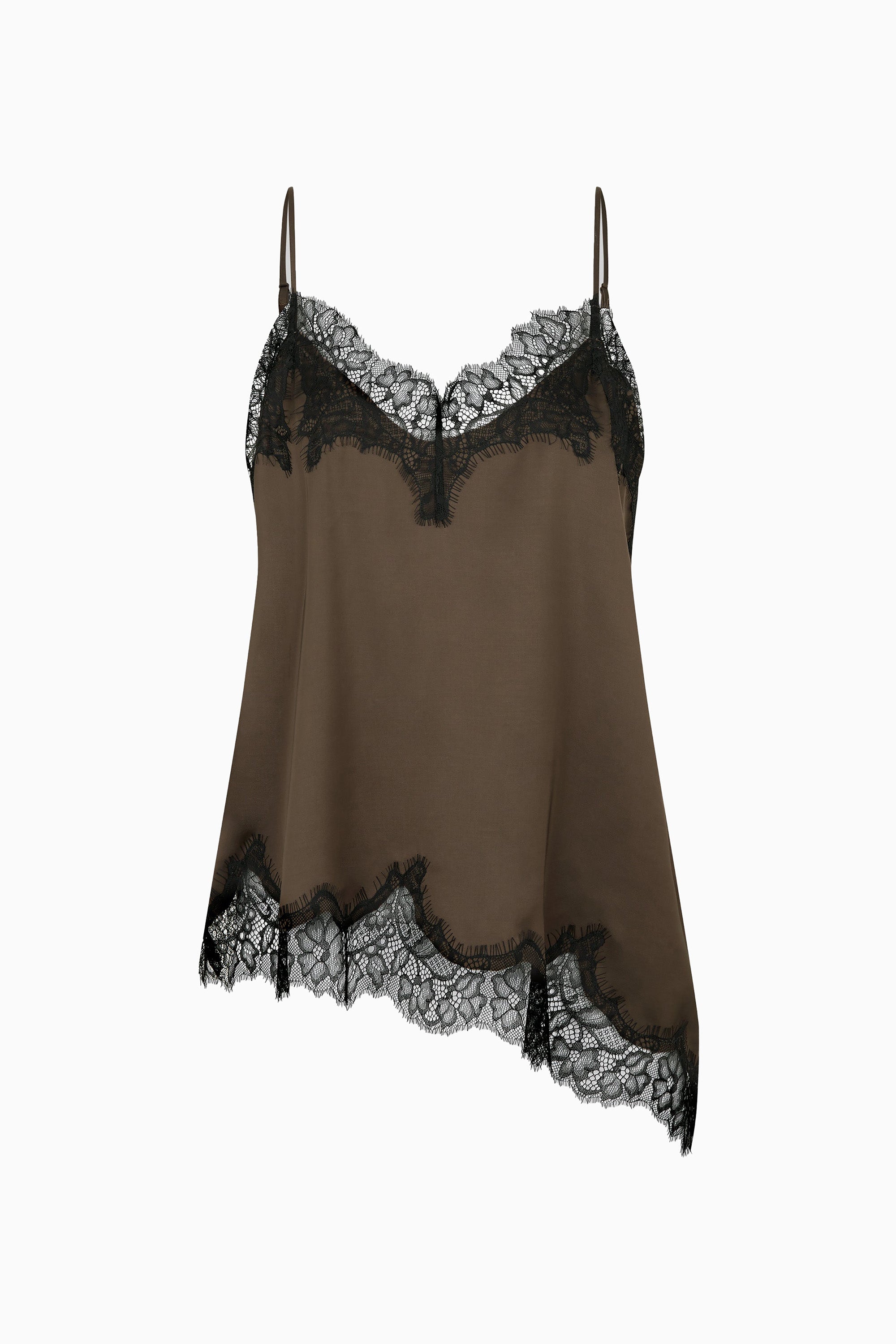 Lacia Contrast Strap Top - Wren