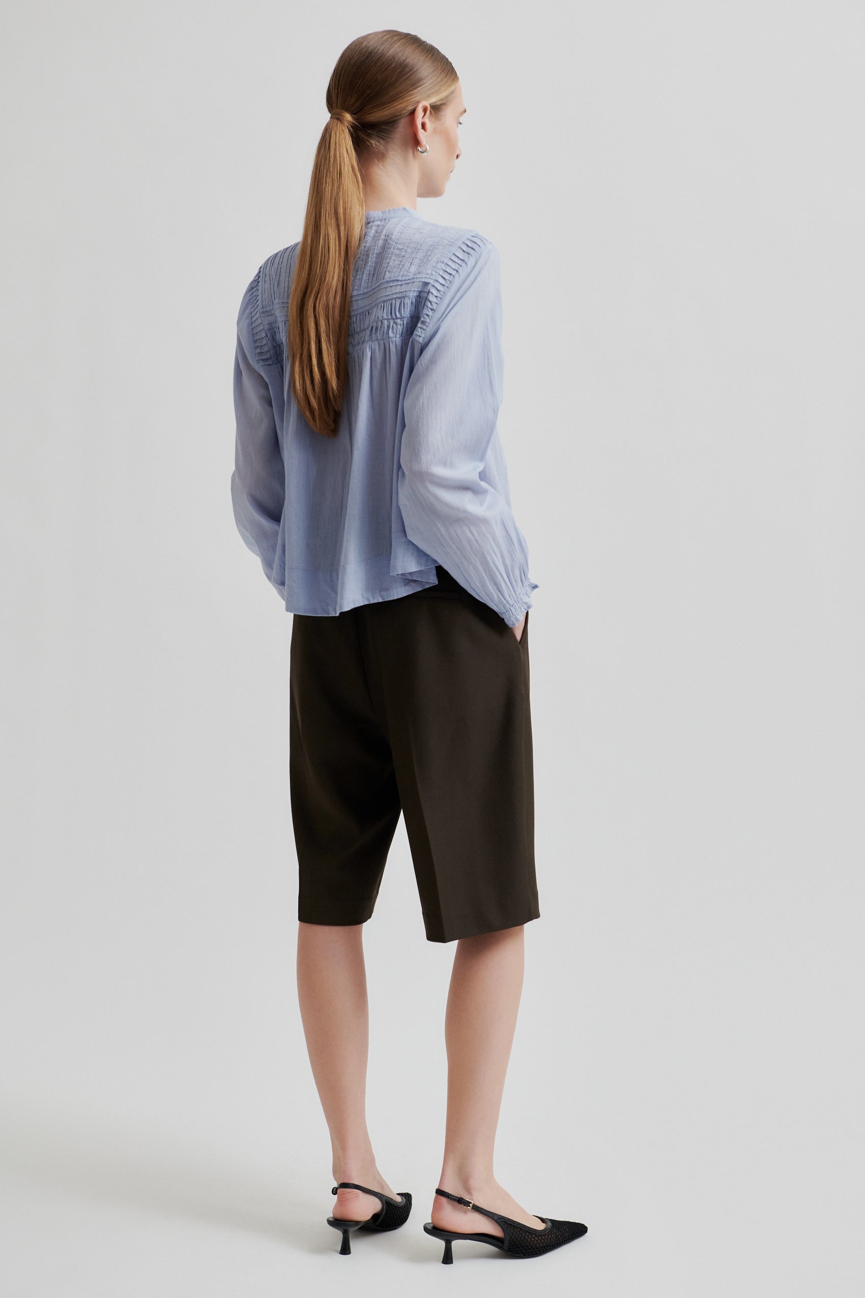 Maise Blouse - Brunnera Blue