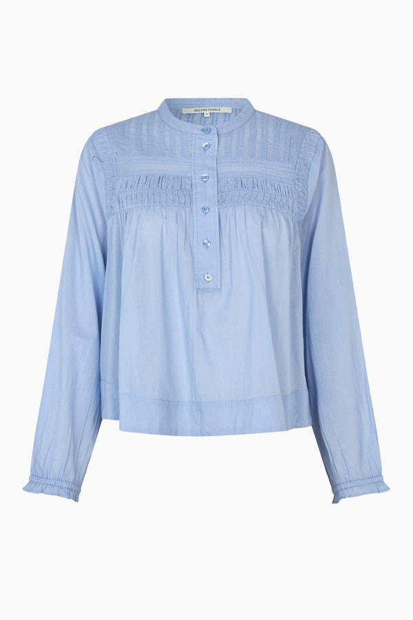 Maise Blouse - Brunnera Blue