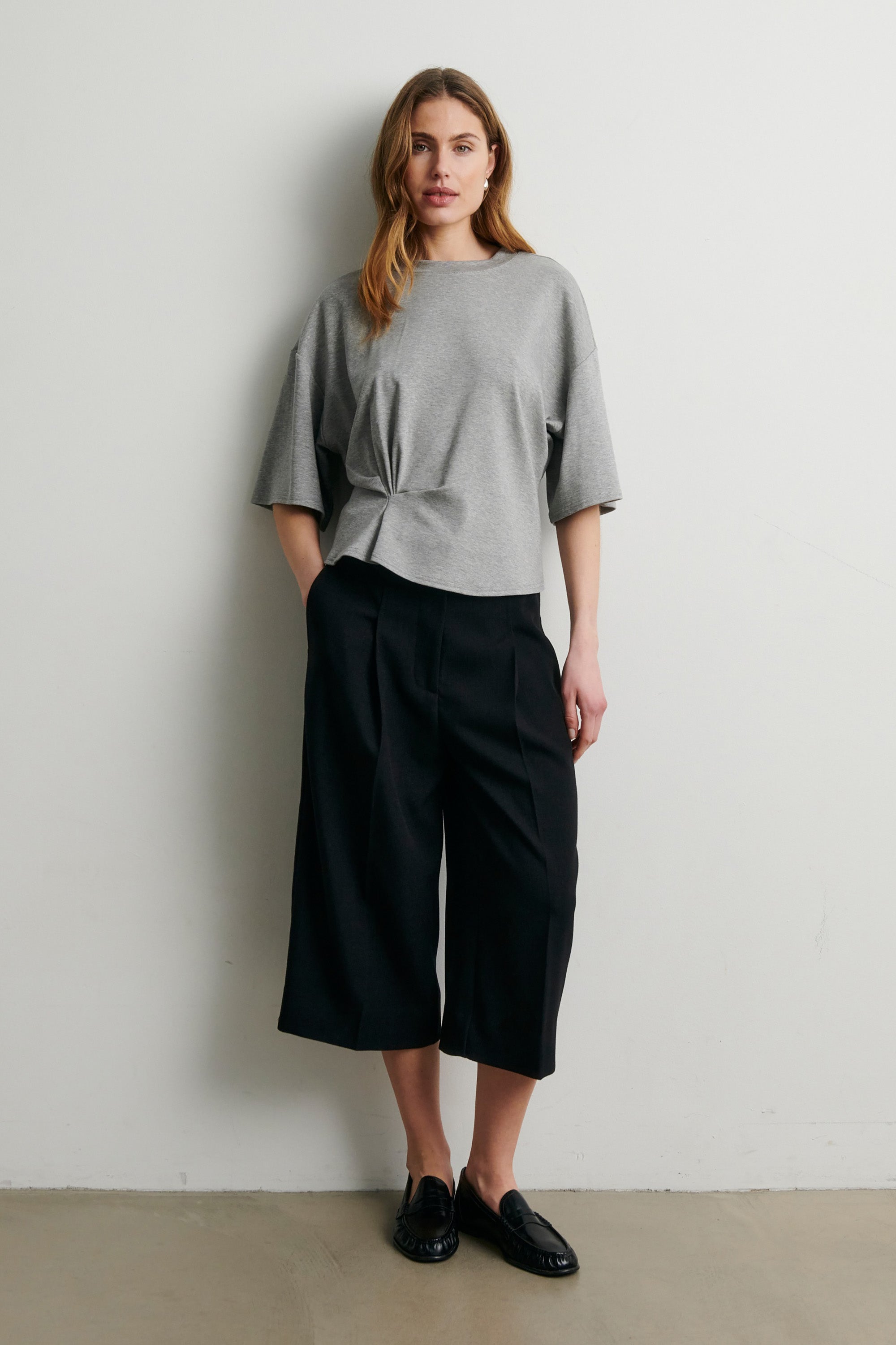 Missouri Tee - Mid Grey Melange