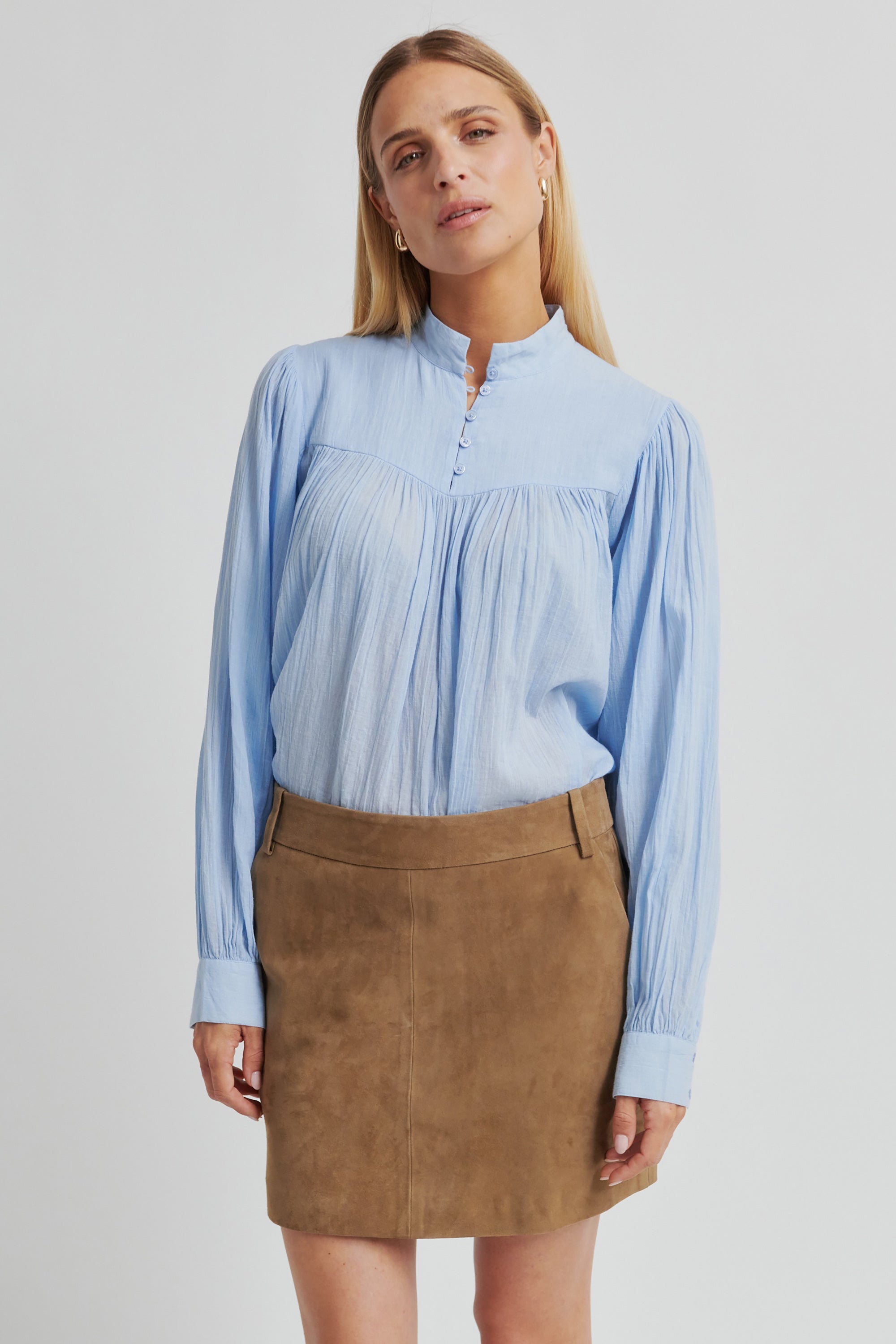 Ottilia Blouse - Halogen Blue