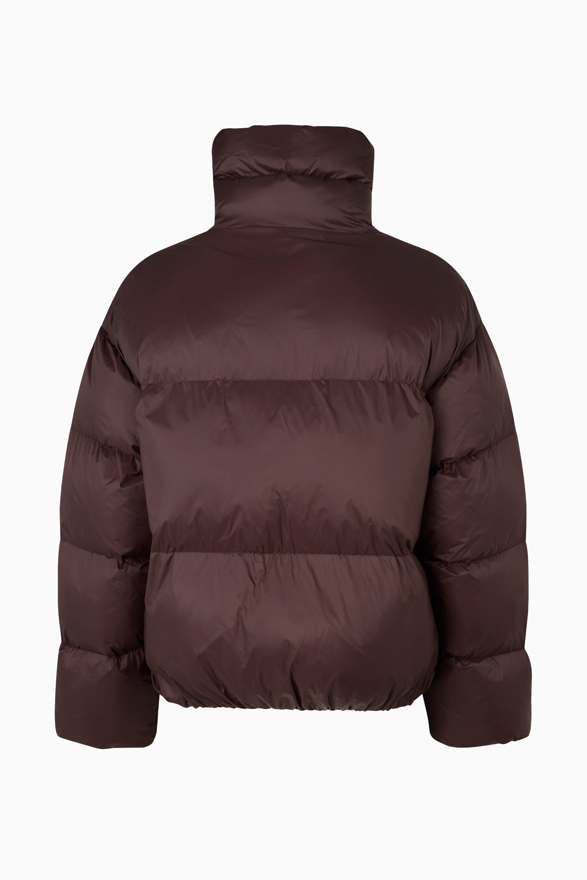 Riya Puffer Jacket - Chocolate Plum