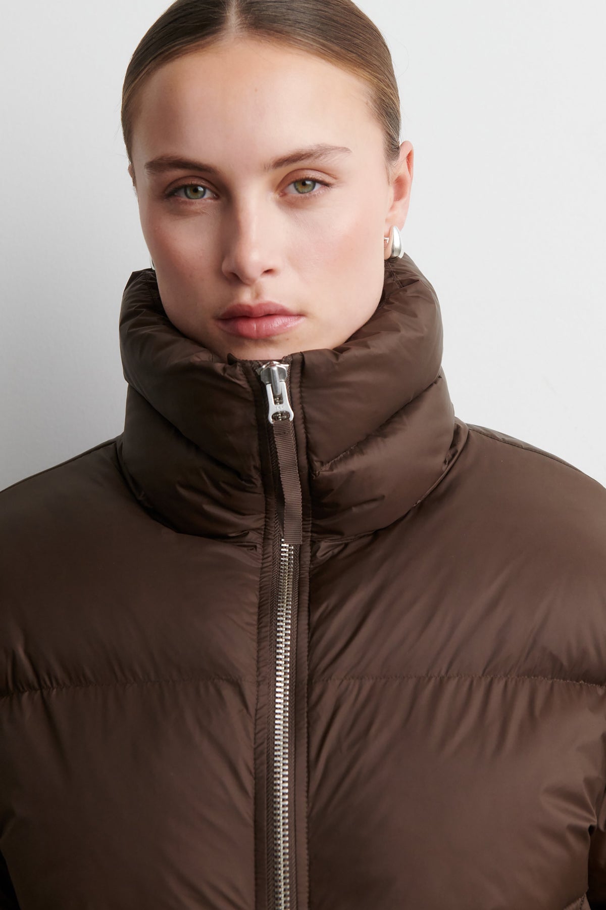 Riya Puffer Jacket - Demitasse