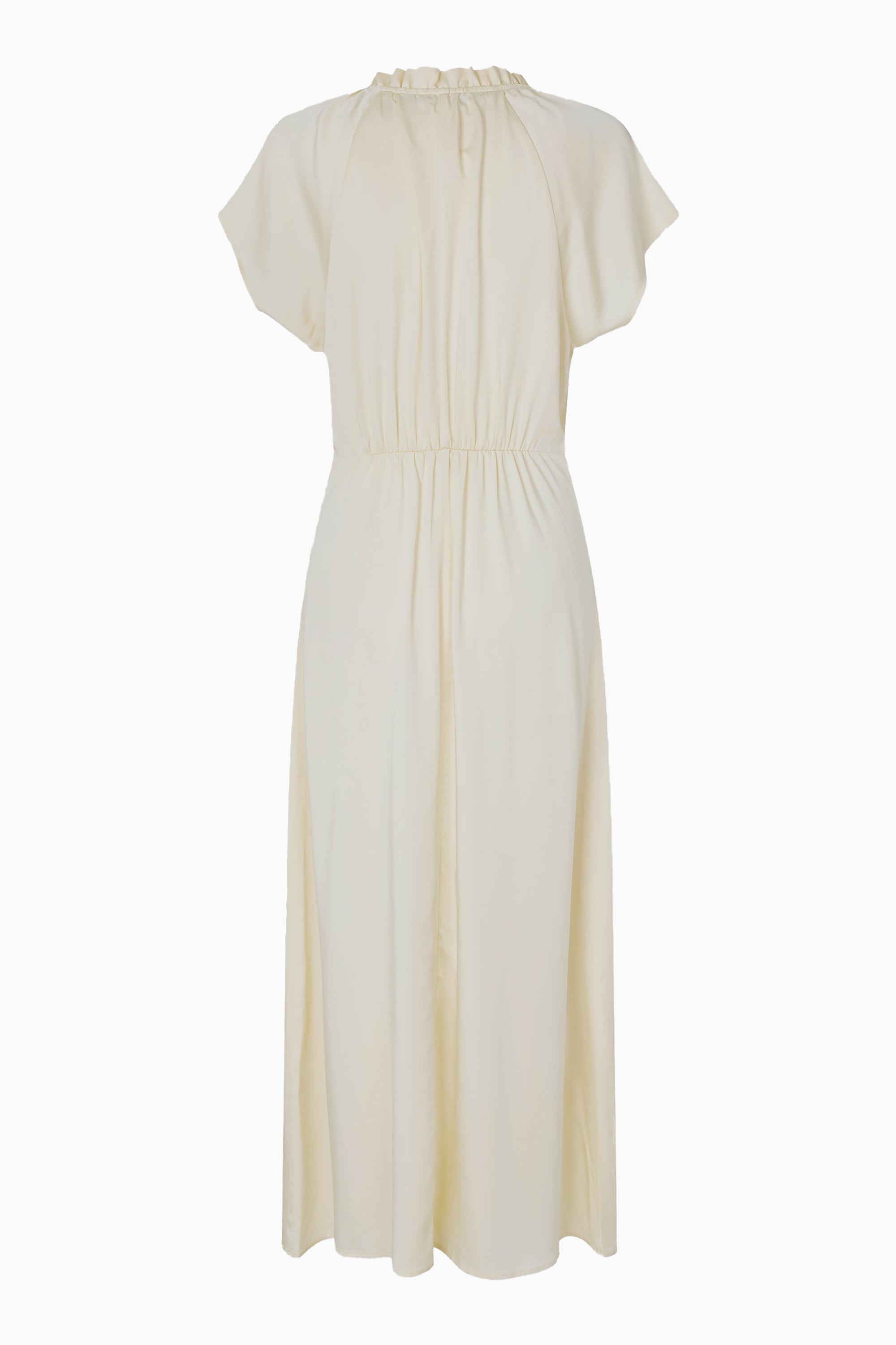 Shera Frill Dress - Alabaster Gleam