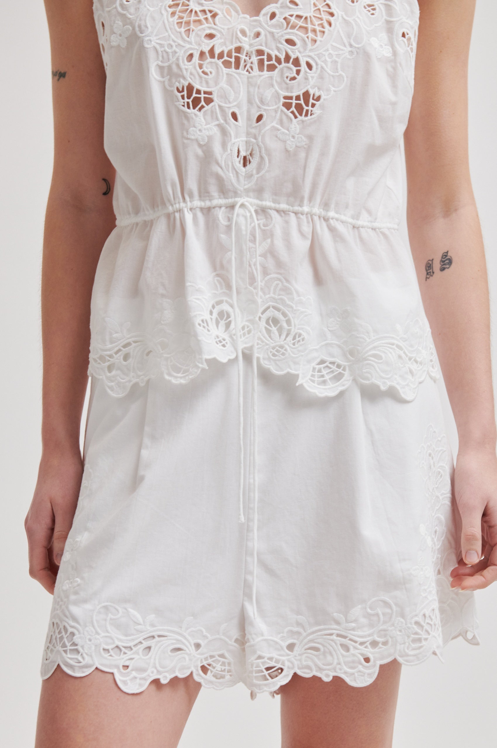 Shia Strap Top - White