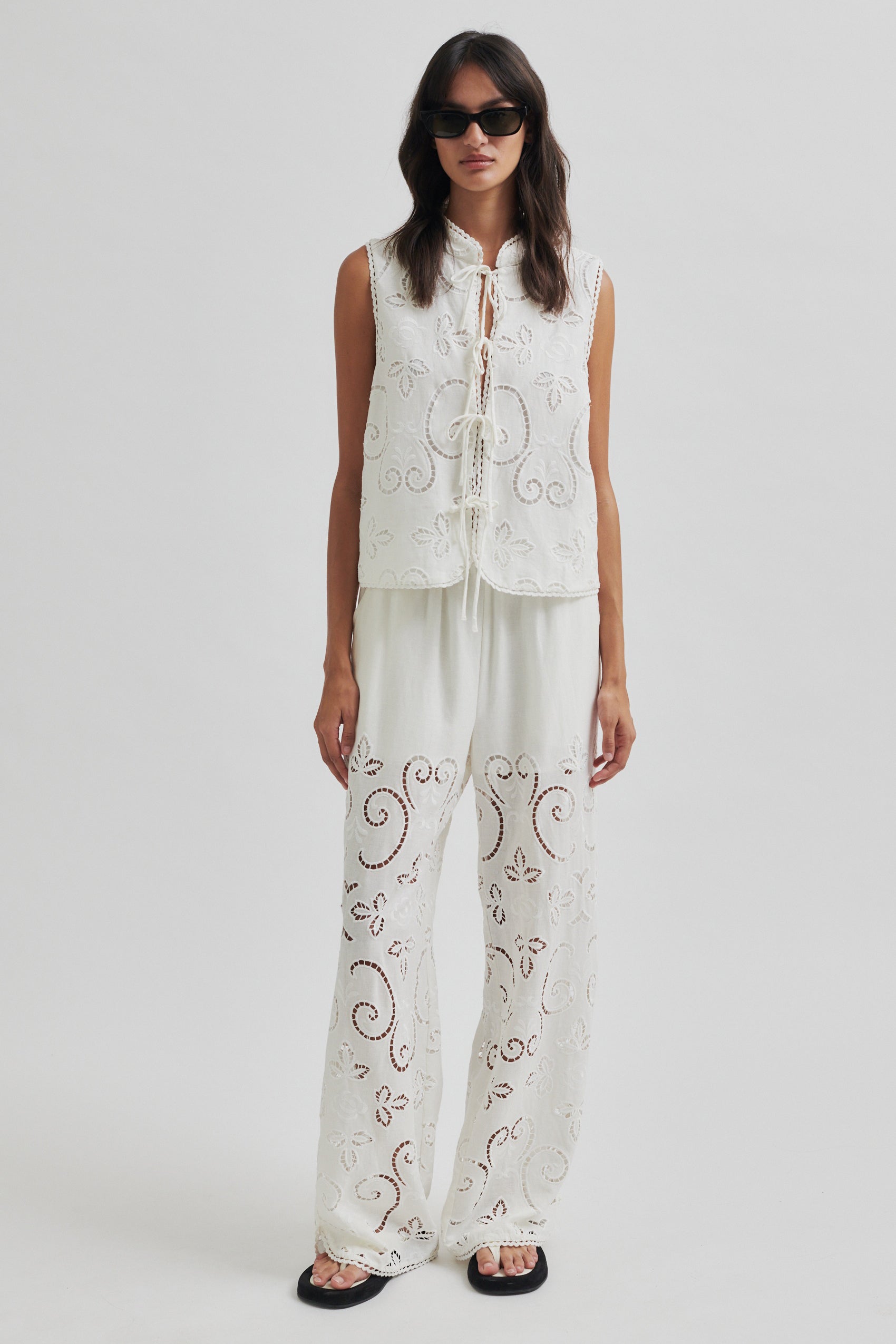 Vilma Trousers - White - RUM Amsterdam