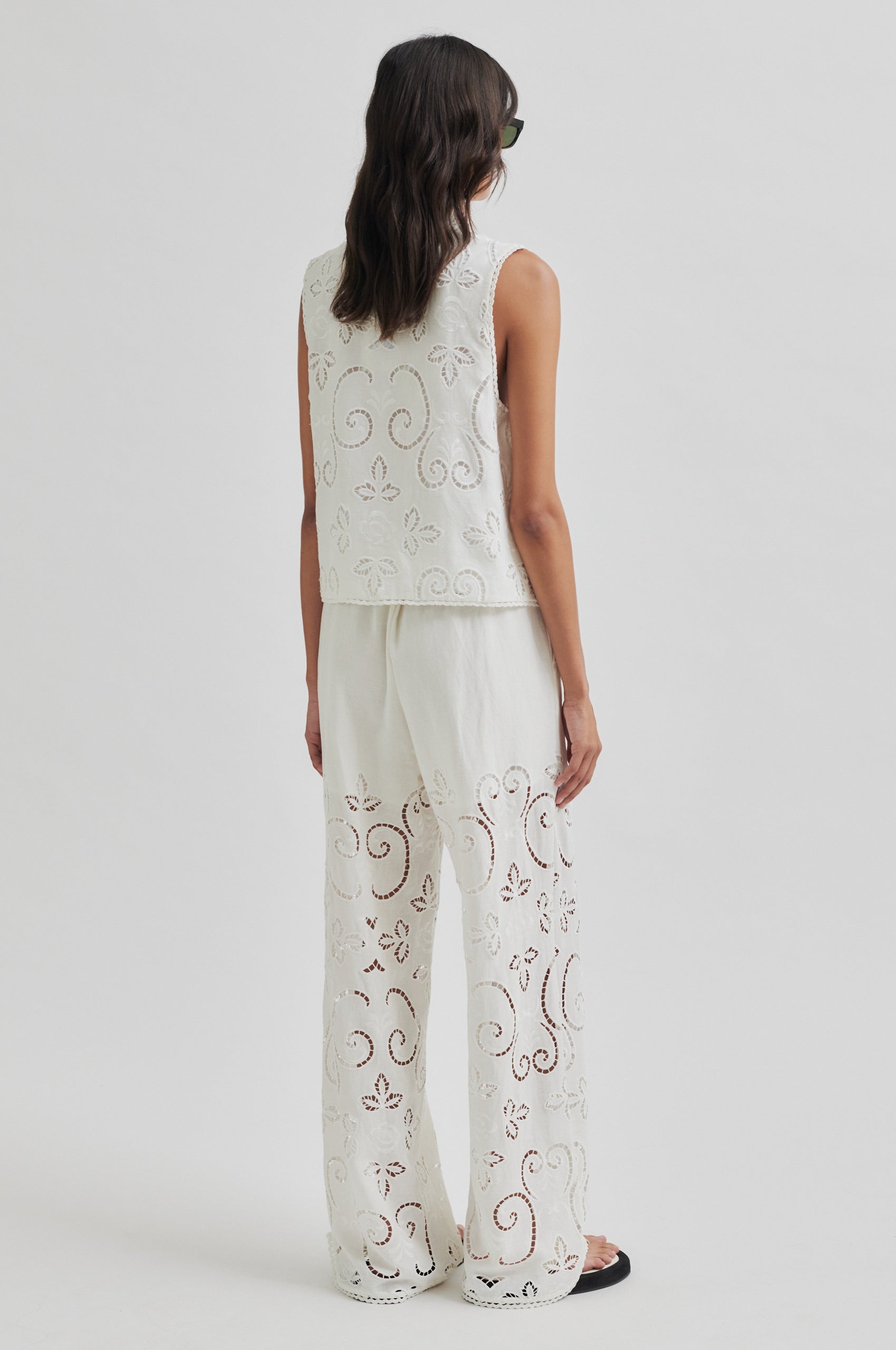 Vilma Trousers - White - RUM Amsterdam
